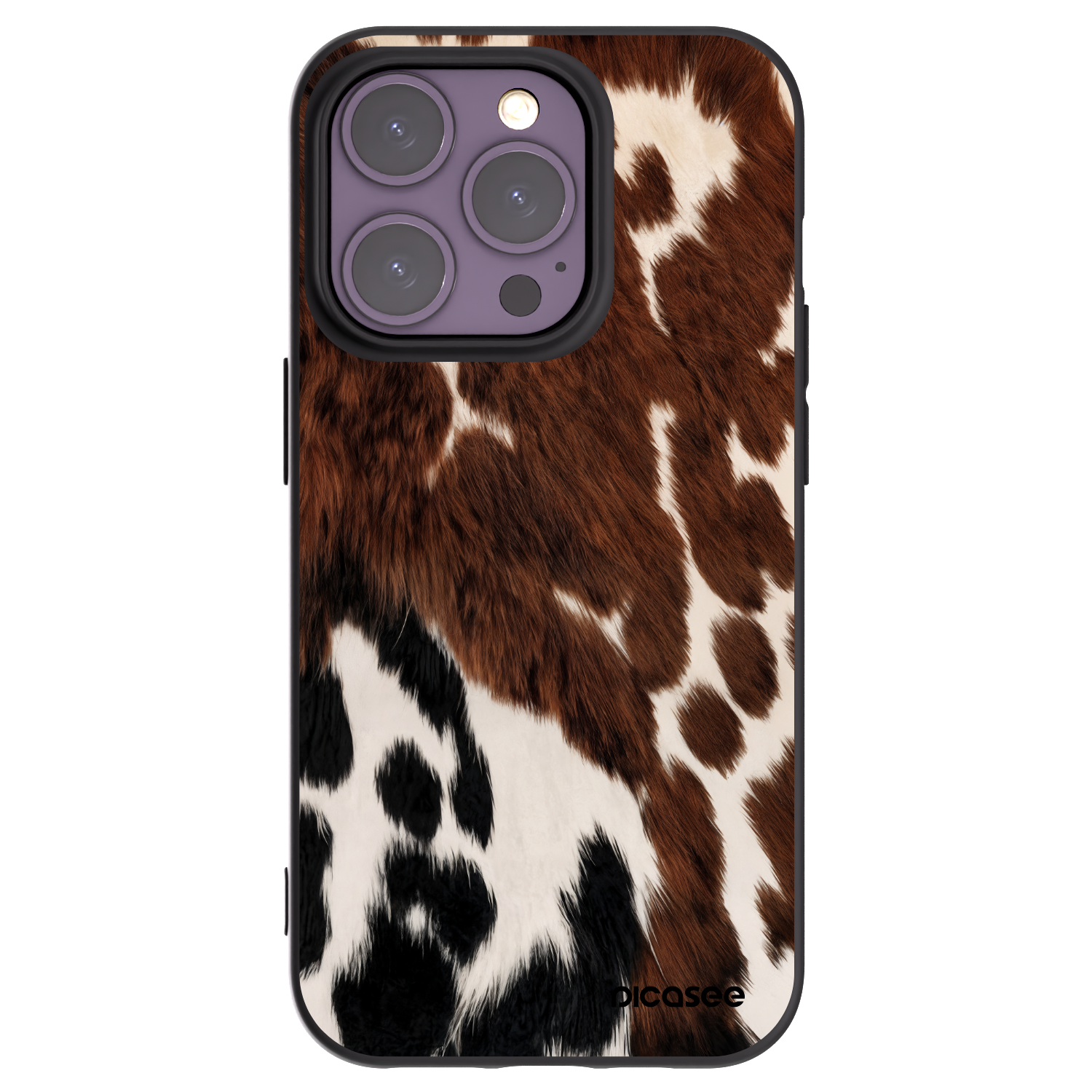 Picasee fekete szilikon tok az alábbi mobiltelefonokra Apple iPhone 14 Pro - Rust