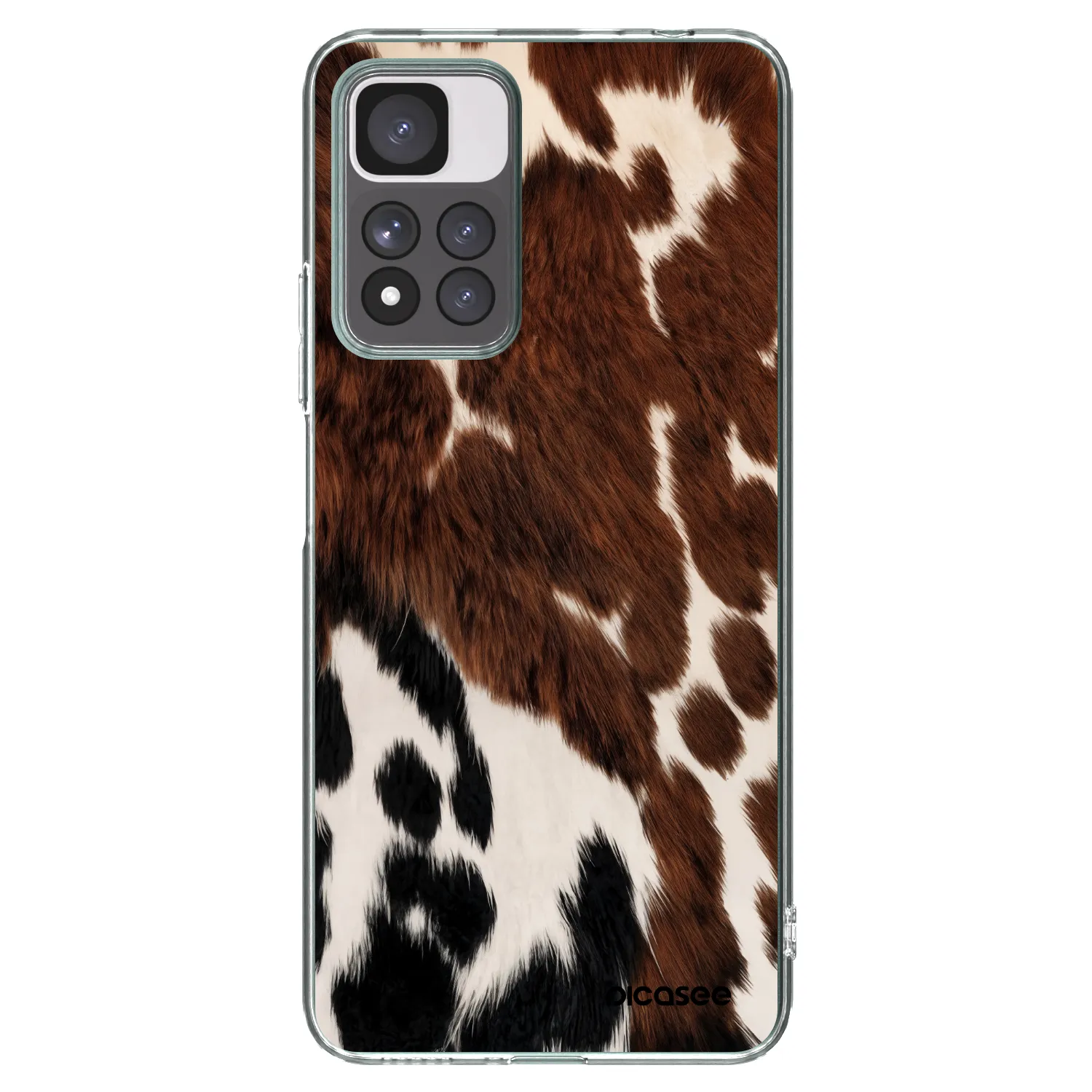 Picasee átlátszó szilikon tok az alábbi mobiltelefonokra Xiaomi Redmi Note 11 Pro+ 5G - Rust