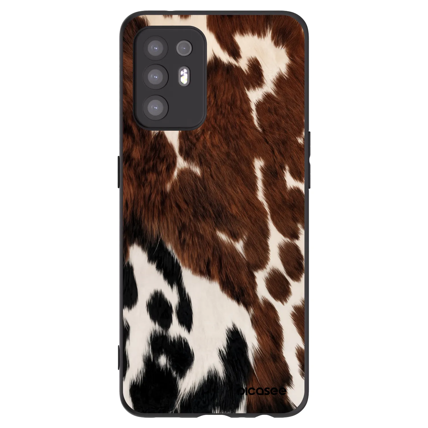 Picasee fekete szilikon tok az alábbi mobiltelefonokra OPPO A94 5G - Rust