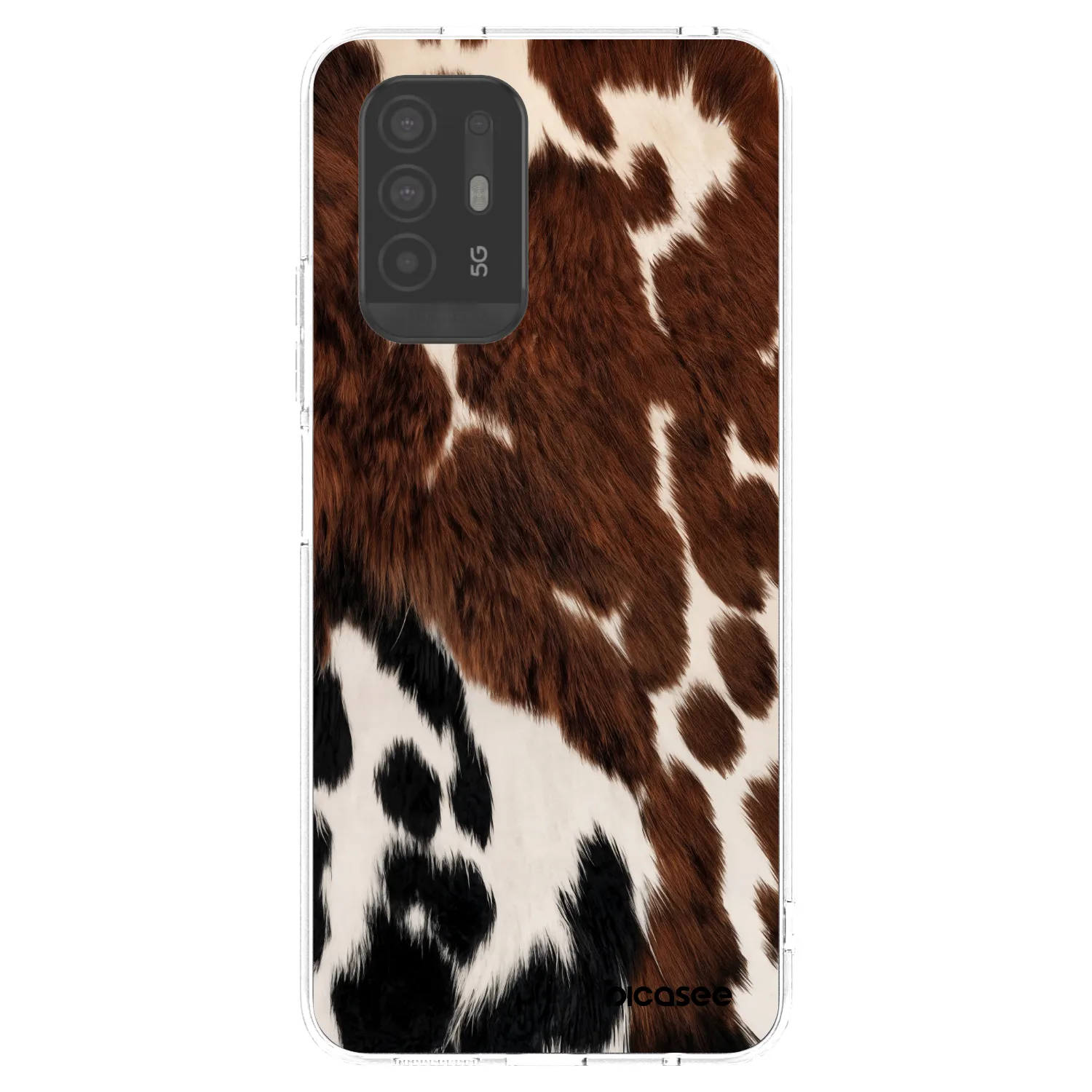 Picasee átlátszó szilikon tok az alábbi mobiltelefonokra OPPO A94 5G - Rust