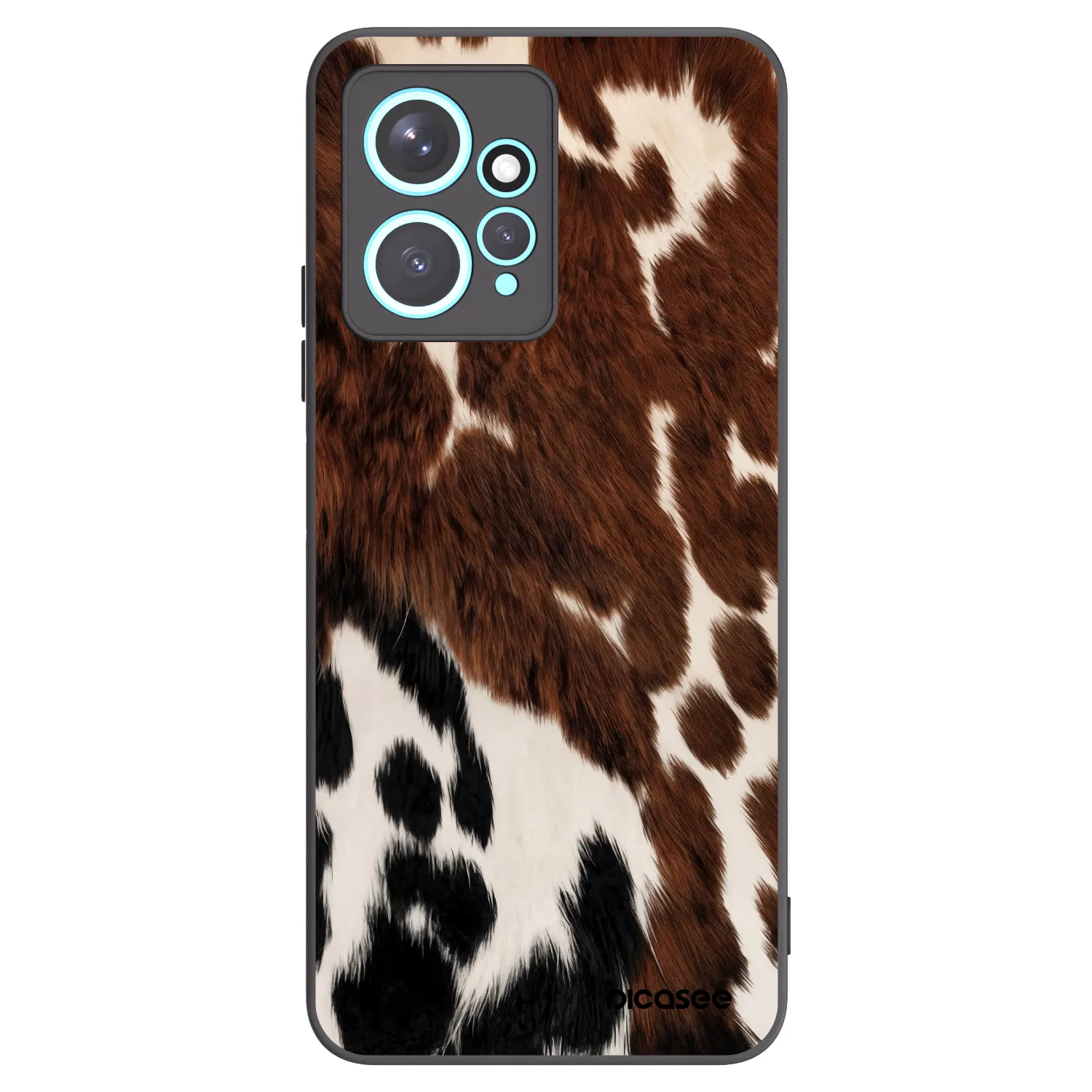 Picasee fekete szilikon tok az alábbi mobiltelefonokra Xiaomi Redmi Note 12 4G - Rust