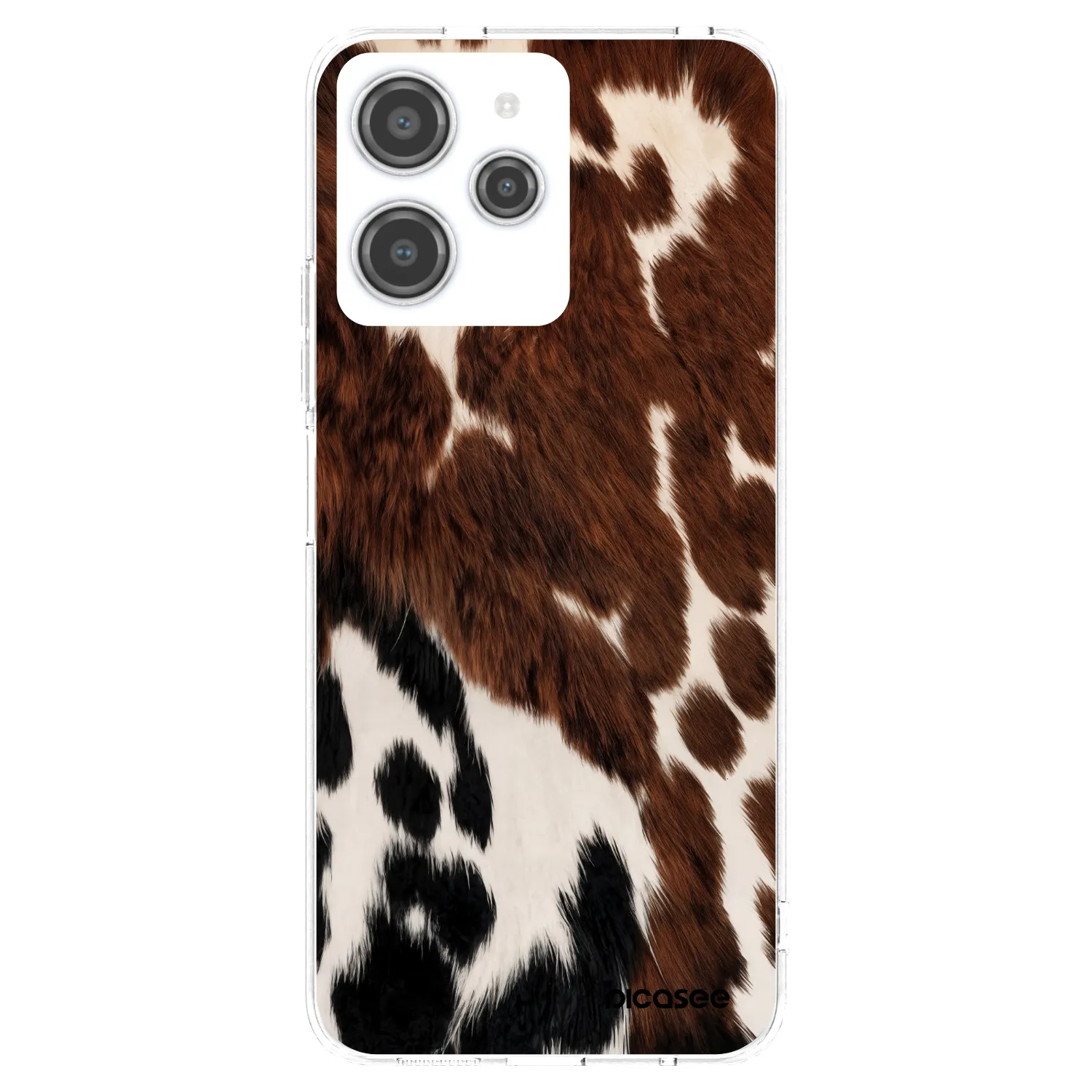 Picasee átlátszó szilikon tok az alábbi mobiltelefonokra Xiaomi Redmi 12 4G - Rust