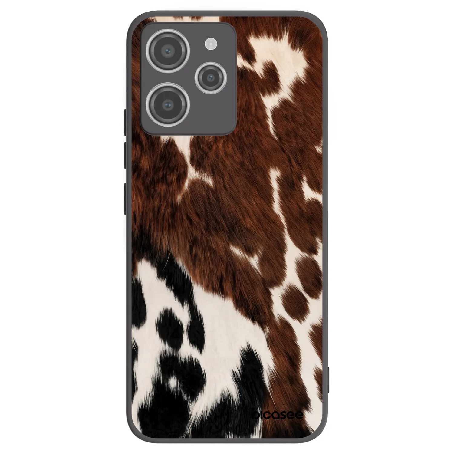 Picasee fekete szilikon tok az alábbi mobiltelefonokra Xiaomi Redmi 12 4G - Rust