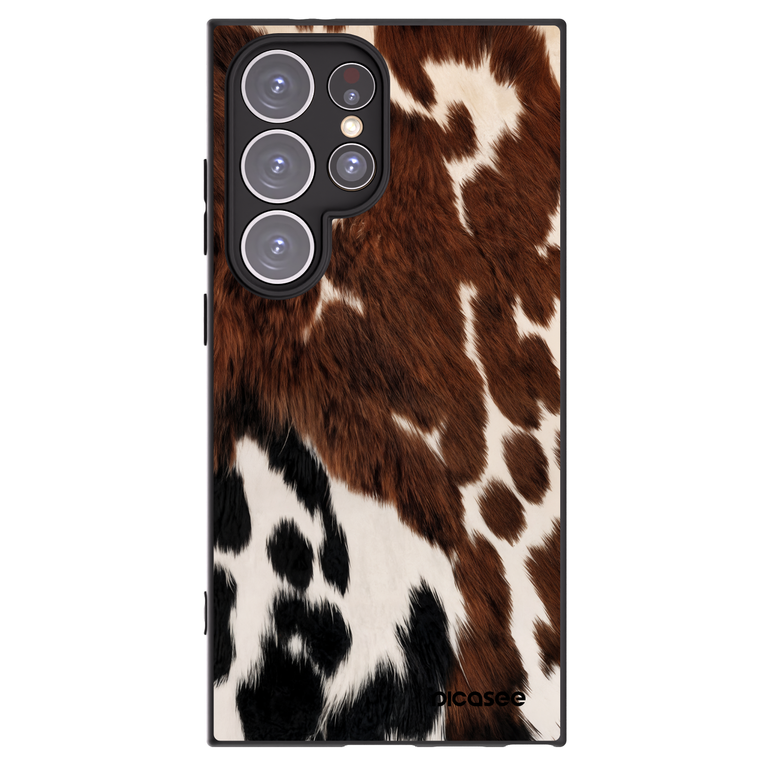 Picasee fekete szilikon tok az alábbi mobiltelefonokra Samsung Galaxy S24 Ultra S928B 5G - Rust