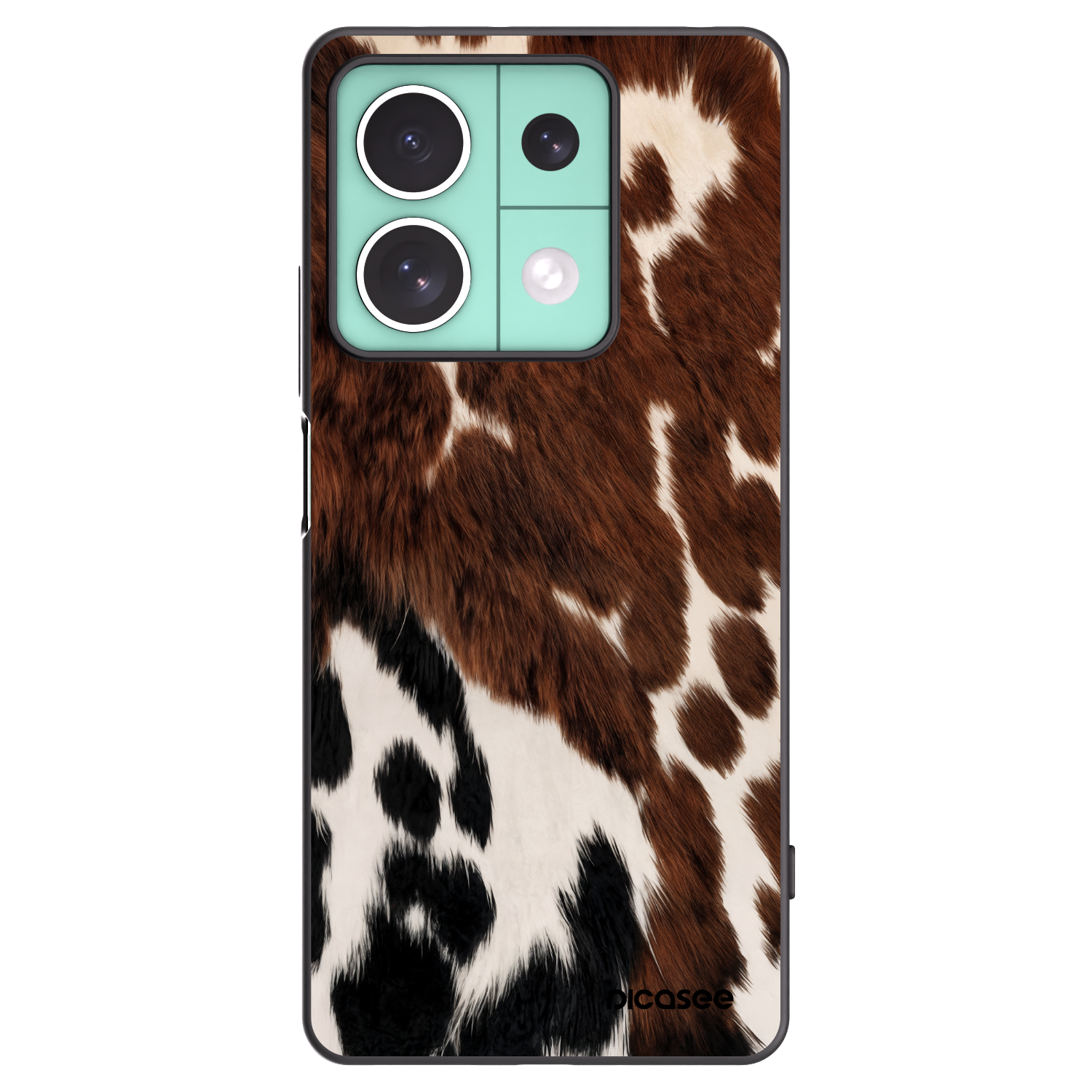 Picasee fekete szilikon tok az alábbi mobiltelefonokra Xiaomi Redmi Note 13 5G - Rust