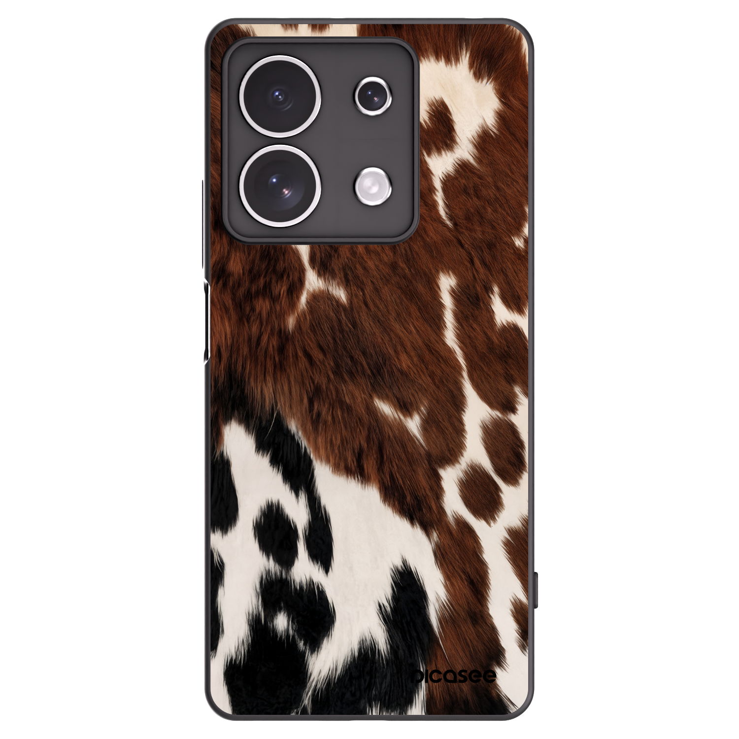 Picasee fekete szilikon tok az alábbi mobiltelefonokra Xiaomi Redmi Note 13 4G - Rust