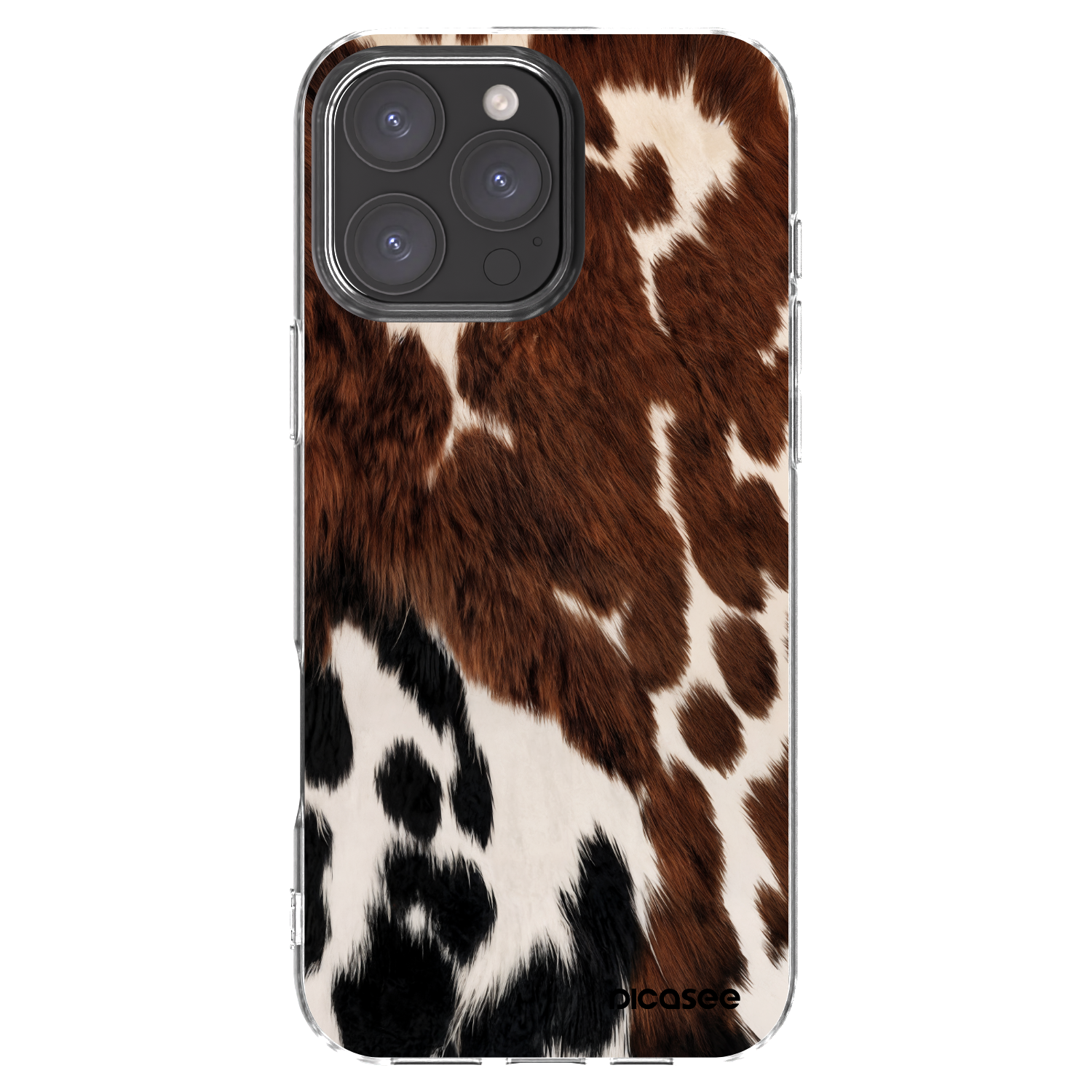 Picasee átlátszó szilikon tok az alábbi mobiltelefonokra Apple iPhone 16 Pro Max - Rust
