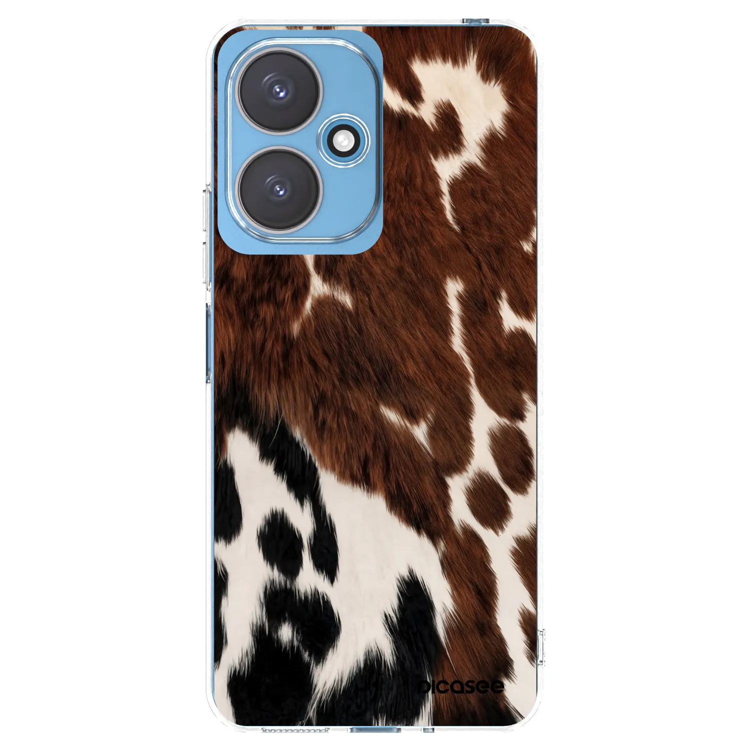 Picasee átlátszó szilikon tok az alábbi mobiltelefonokra Xiaomi Redmi 13C 5G - Rust