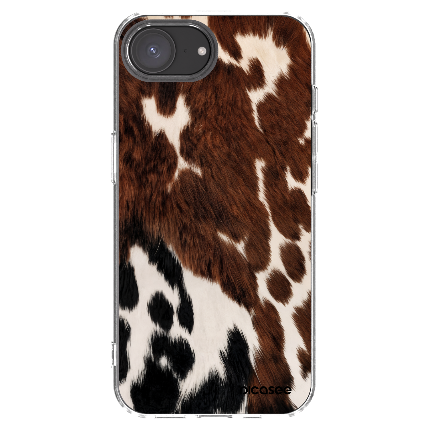 Picasee átlátszó szilikon tok az alábbi mobiltelefonokra Apple iPhone 16e - Rust