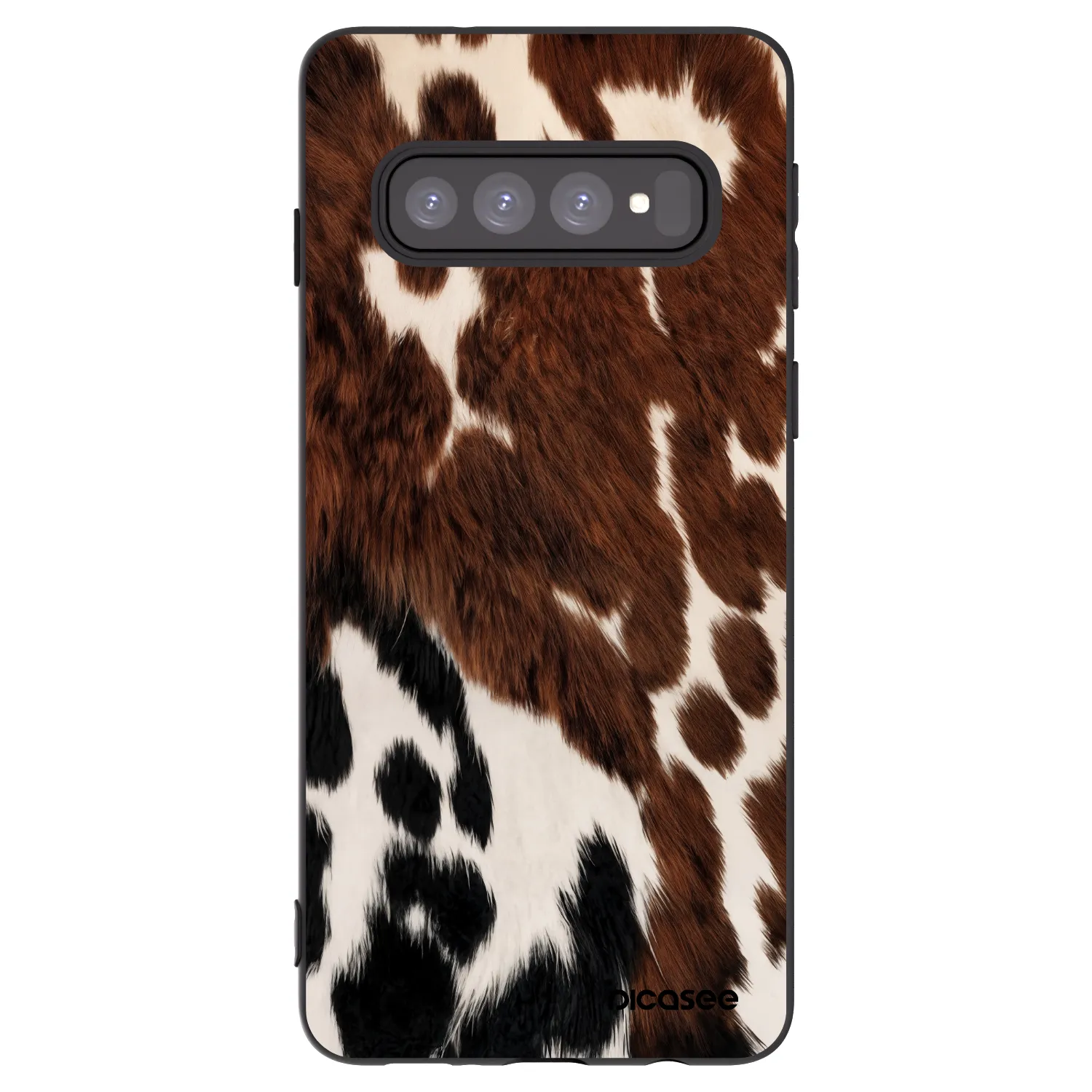 Picasee fekete szilikon tok az alábbi mobiltelefonokra Samsung Galaxy S10 G973 - Rust
