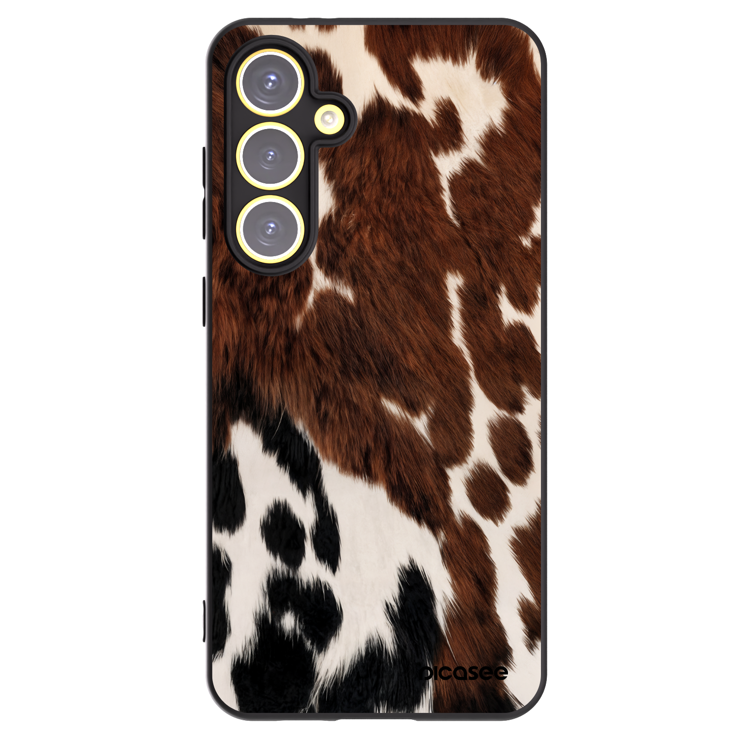 Picasee fekete szilikon tok az alábbi mobiltelefonokra Samsung Galaxy S24 FE S721B - Rust