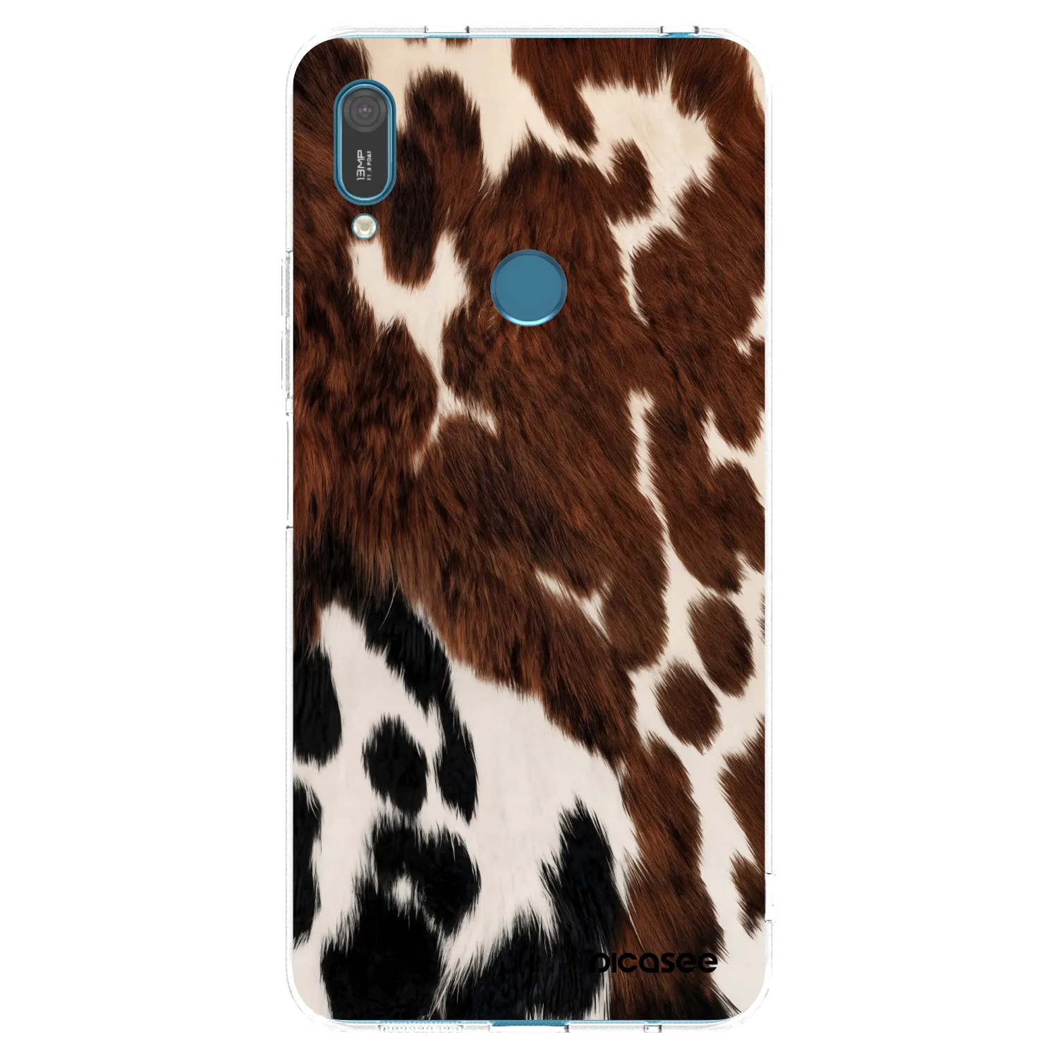 Picasee átlátszó szilikon tok az alábbi mobiltelefonokra Huawei Y7 2019 - Rust