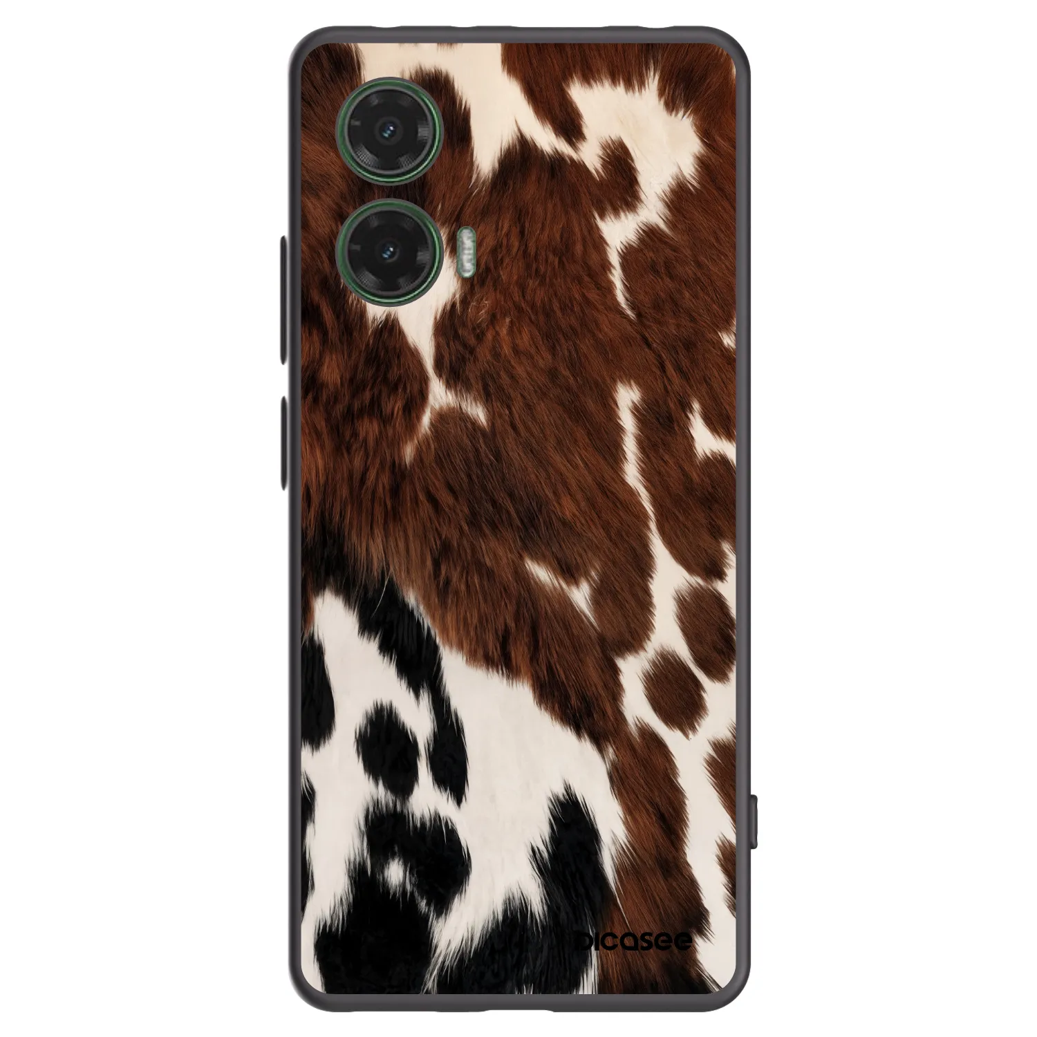 Picasee fekete szilikon tok az alábbi mobiltelefonokra Motorola Moto G35 5G - Rust
