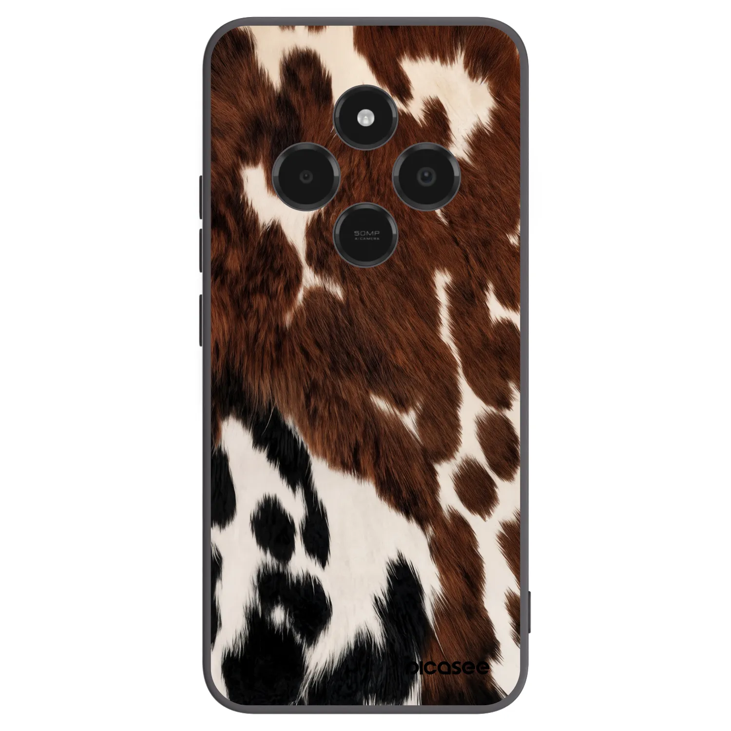 Picasee fekete szilikon tok az alábbi mobiltelefonokra Xiaomi Poco C75 - Rust