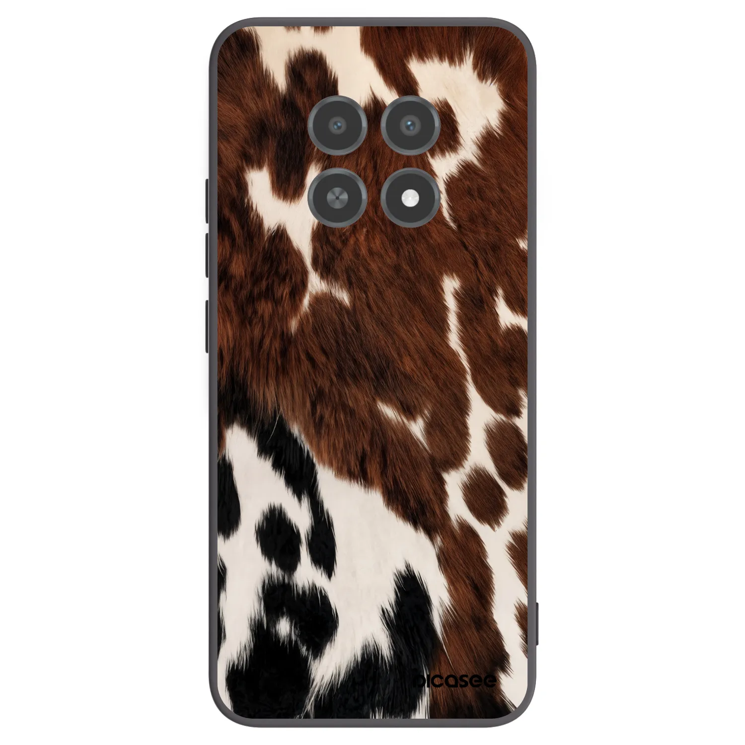 Picasee fekete szilikon tok az alábbi mobiltelefonokra Realme 12X - Rust