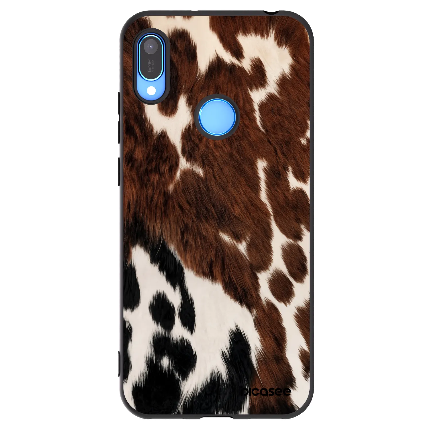 Picasee fekete szilikon tok az alábbi mobiltelefonokra Huawei Y6 2019 - Rust