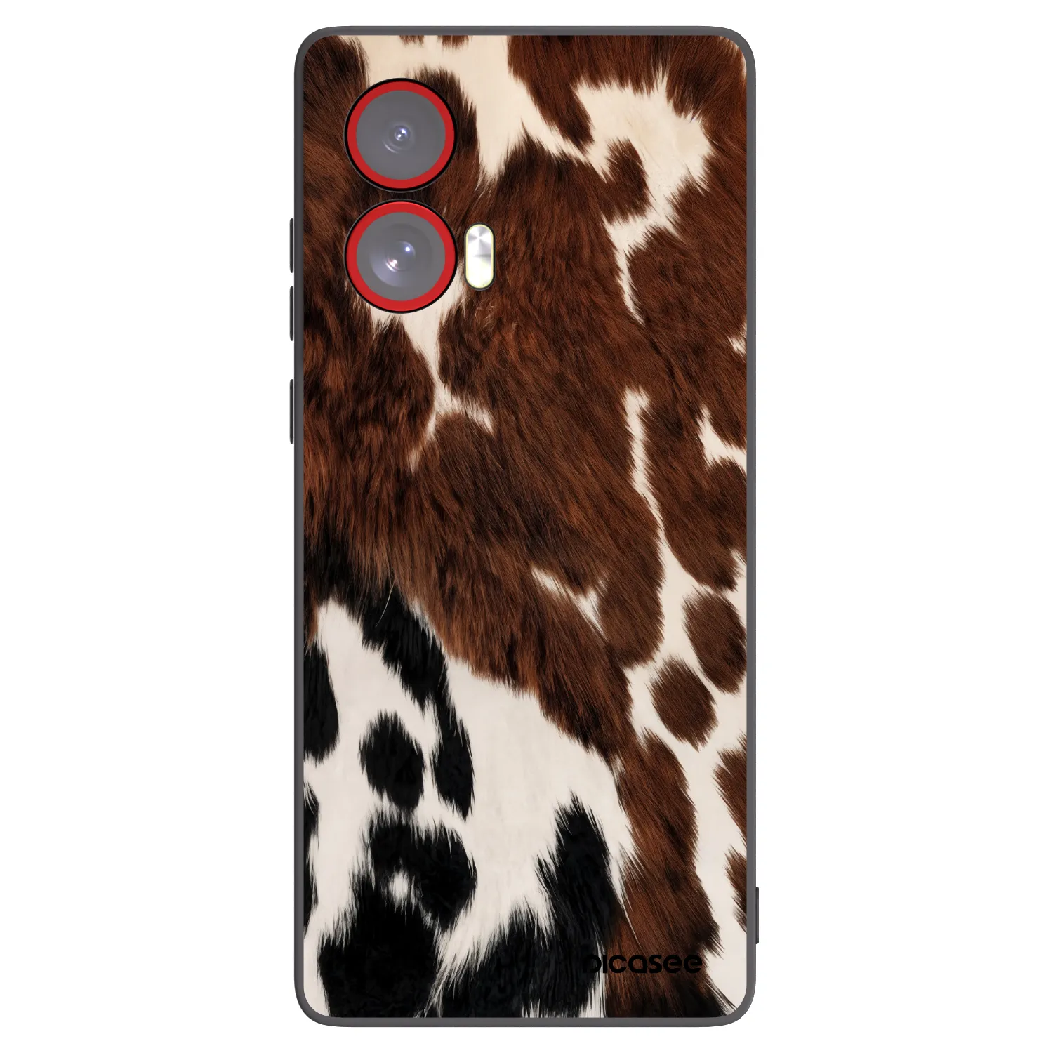 Picasee fekete szilikon tok az alábbi mobiltelefonokra Motorola Edge 50 Fusion - Rust