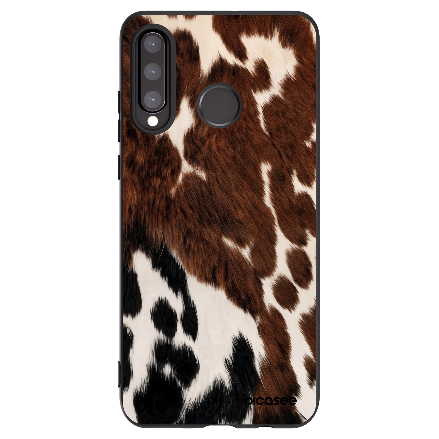 Picasee fekete szilikon tok az alábbi mobiltelefonokra Huawei P30 Lite - Rust