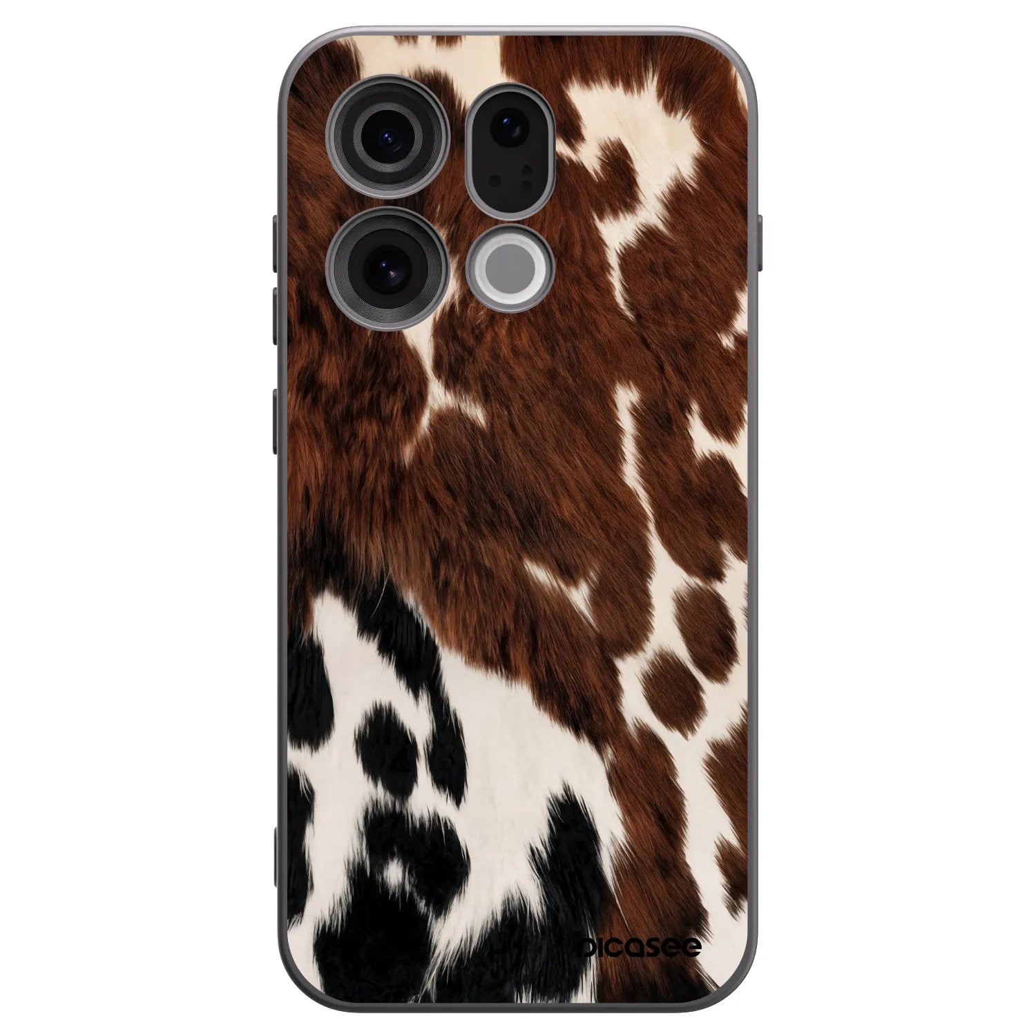 Picasee fekete szilikon tok az alábbi mobiltelefonokra OPPO Find X9 - Rust