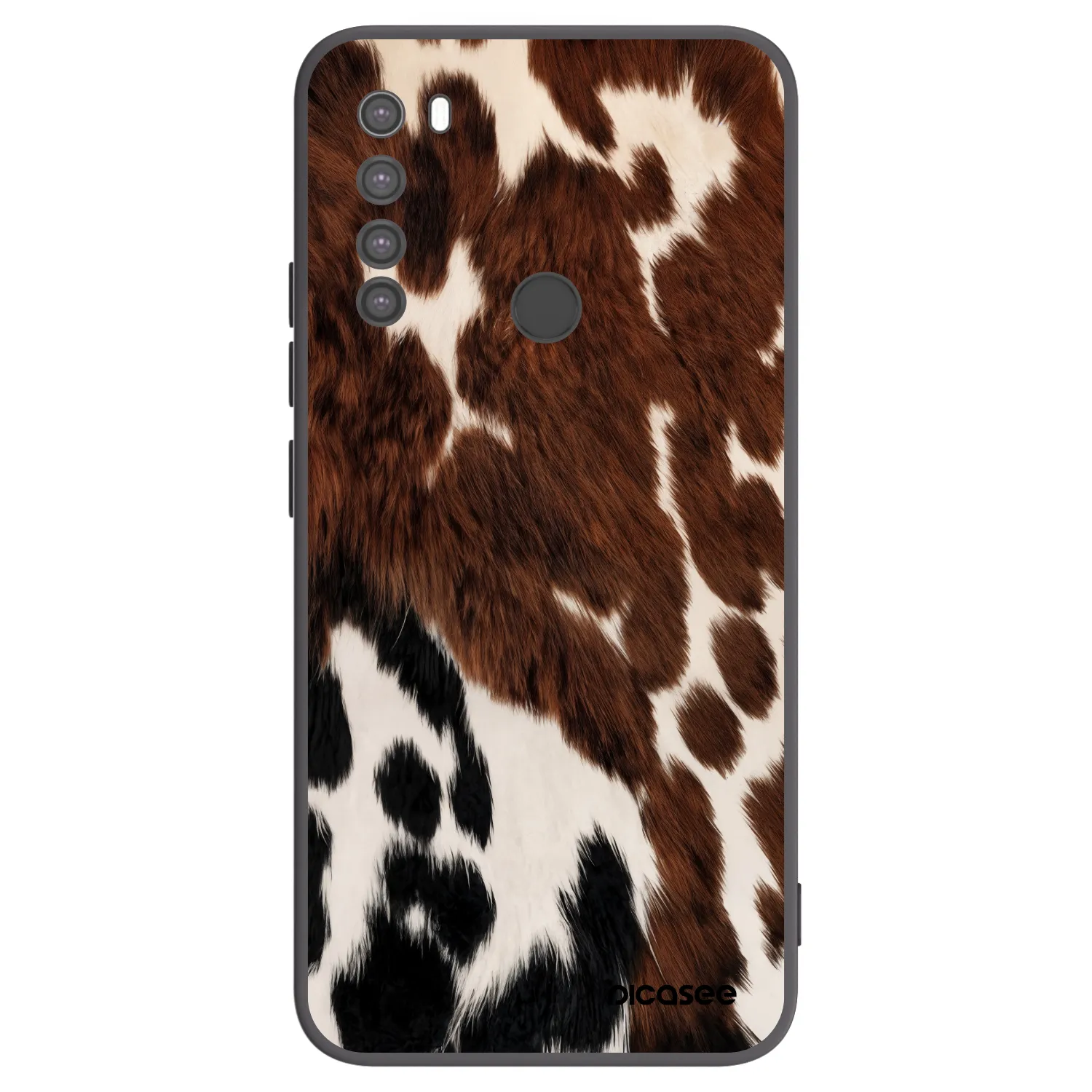 Picasee fekete szilikon tok az alábbi mobiltelefonokra Xiaomi Redmi Note 8 - Rust