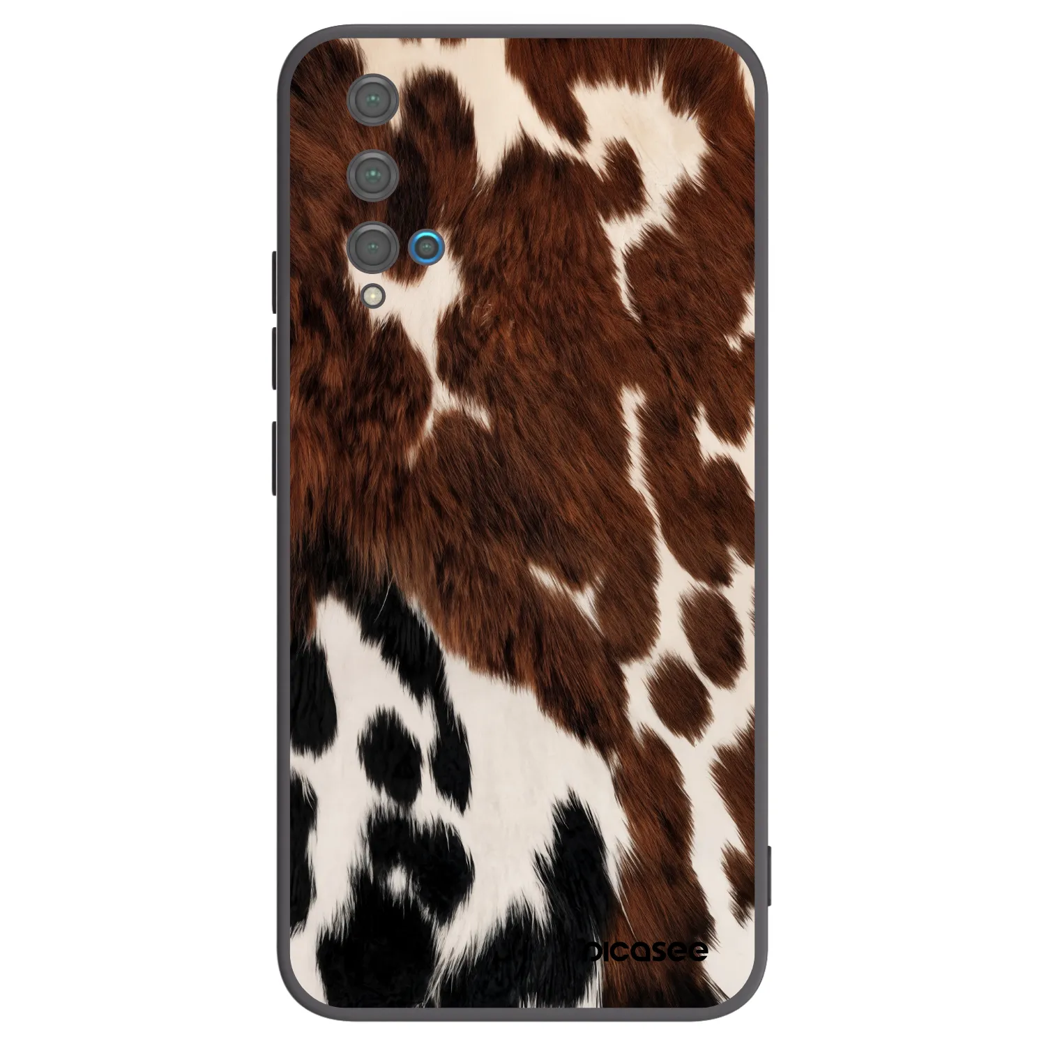 Picasee fekete szilikon tok az alábbi mobiltelefonokra Huawei Nova 5T - Rust