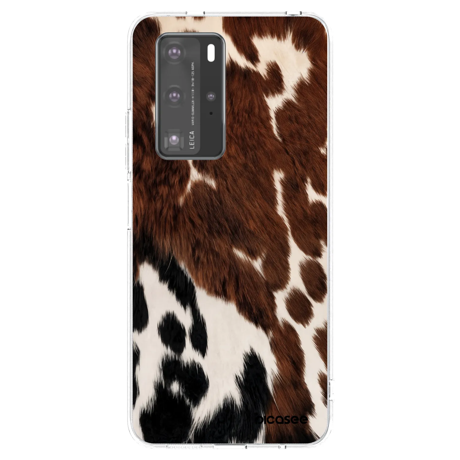 Picasee átlátszó szilikon tok az alábbi mobiltelefonokra Huawei P40 Pro - Rust