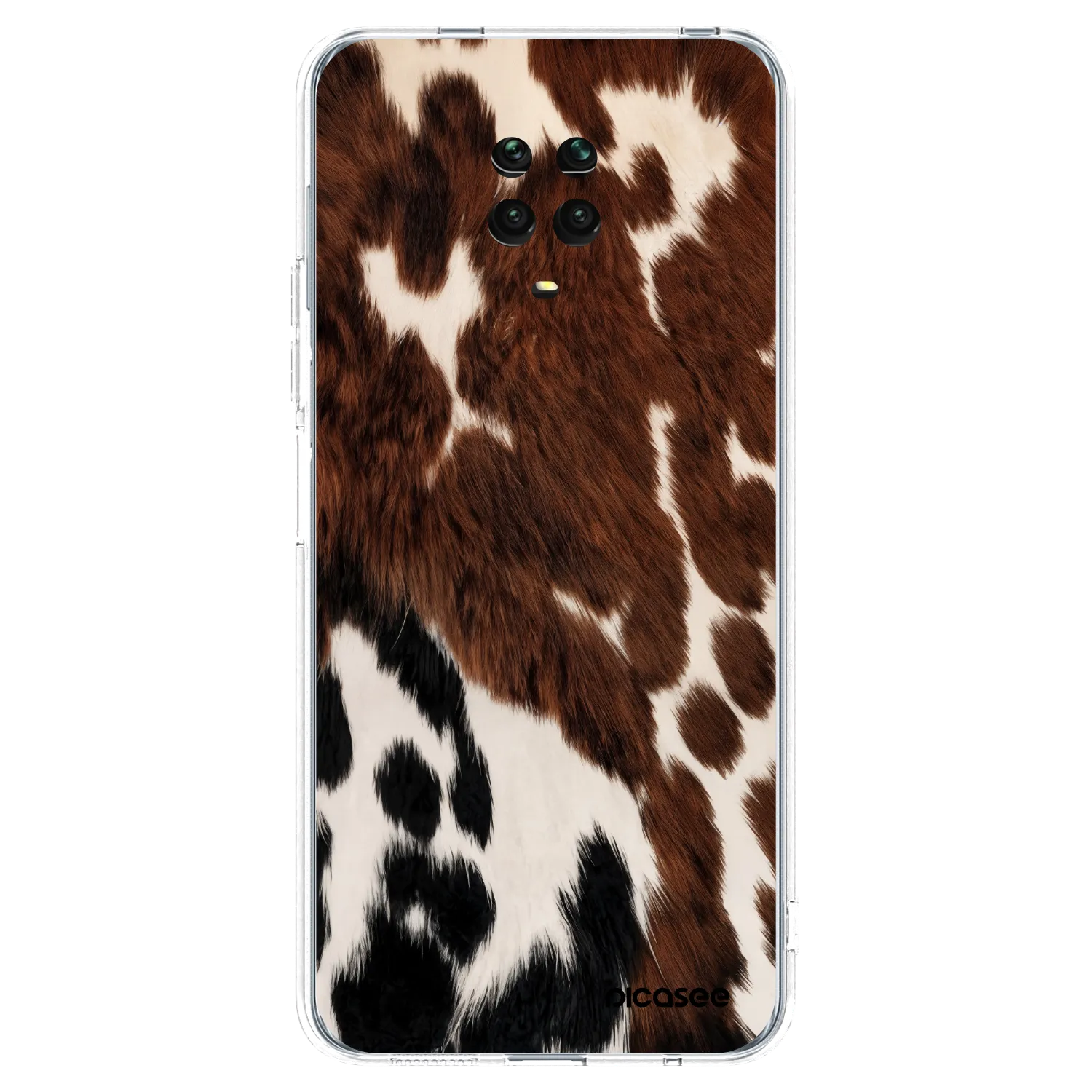 Picasee átlátszó szilikon tok az alábbi mobiltelefonokra Xiaomi Redmi Note 9 Pro - Rust