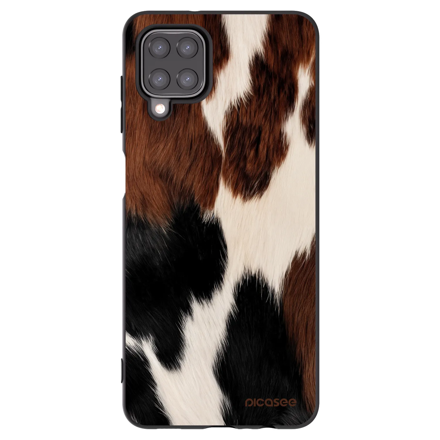 Picasee fekete szilikon tok az alábbi mobiltelefonokra Samsung Galaxy A12 A125F - Rodeo