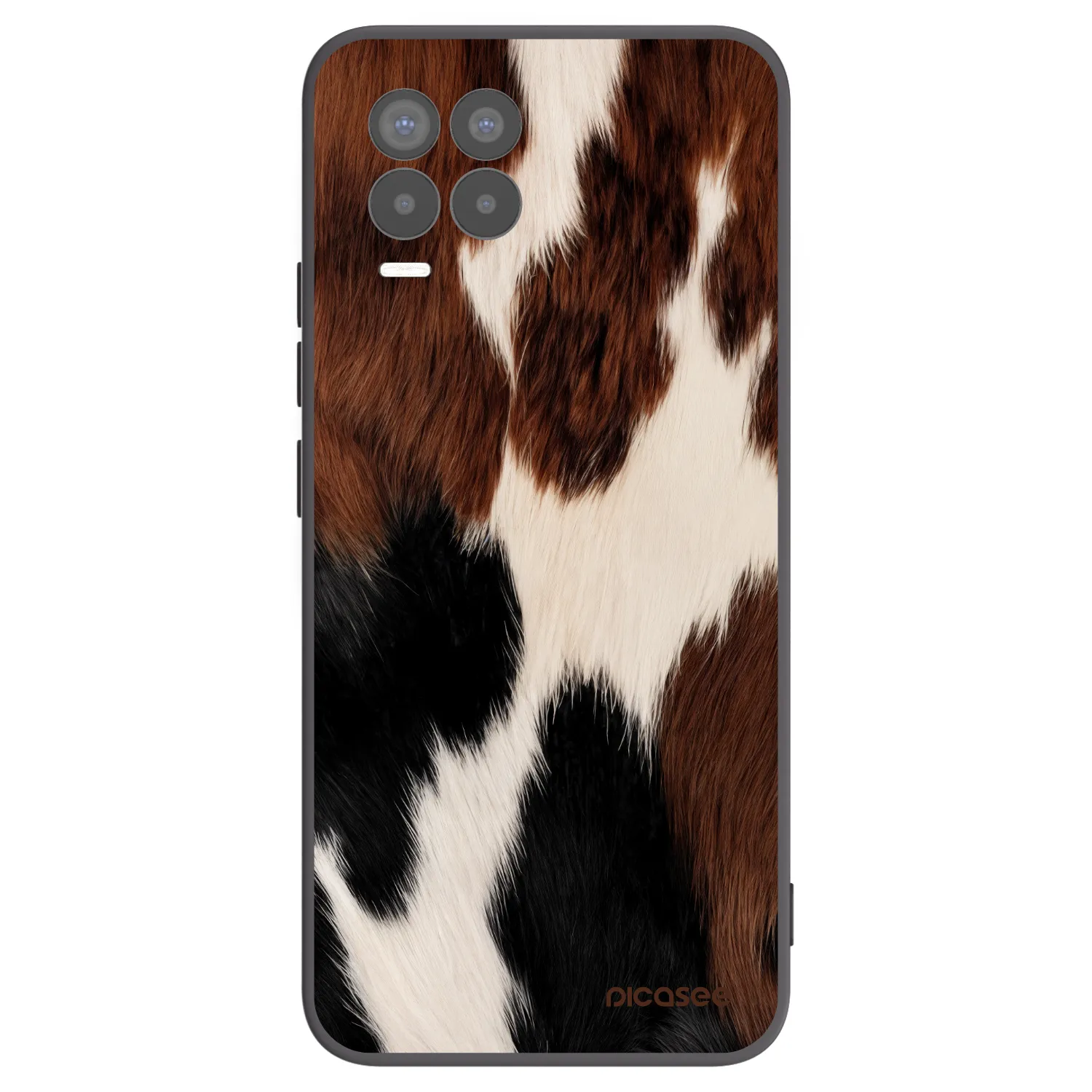 Picasee fekete szilikon tok az alábbi mobiltelefonokra Realme 8 Pro - Rodeo