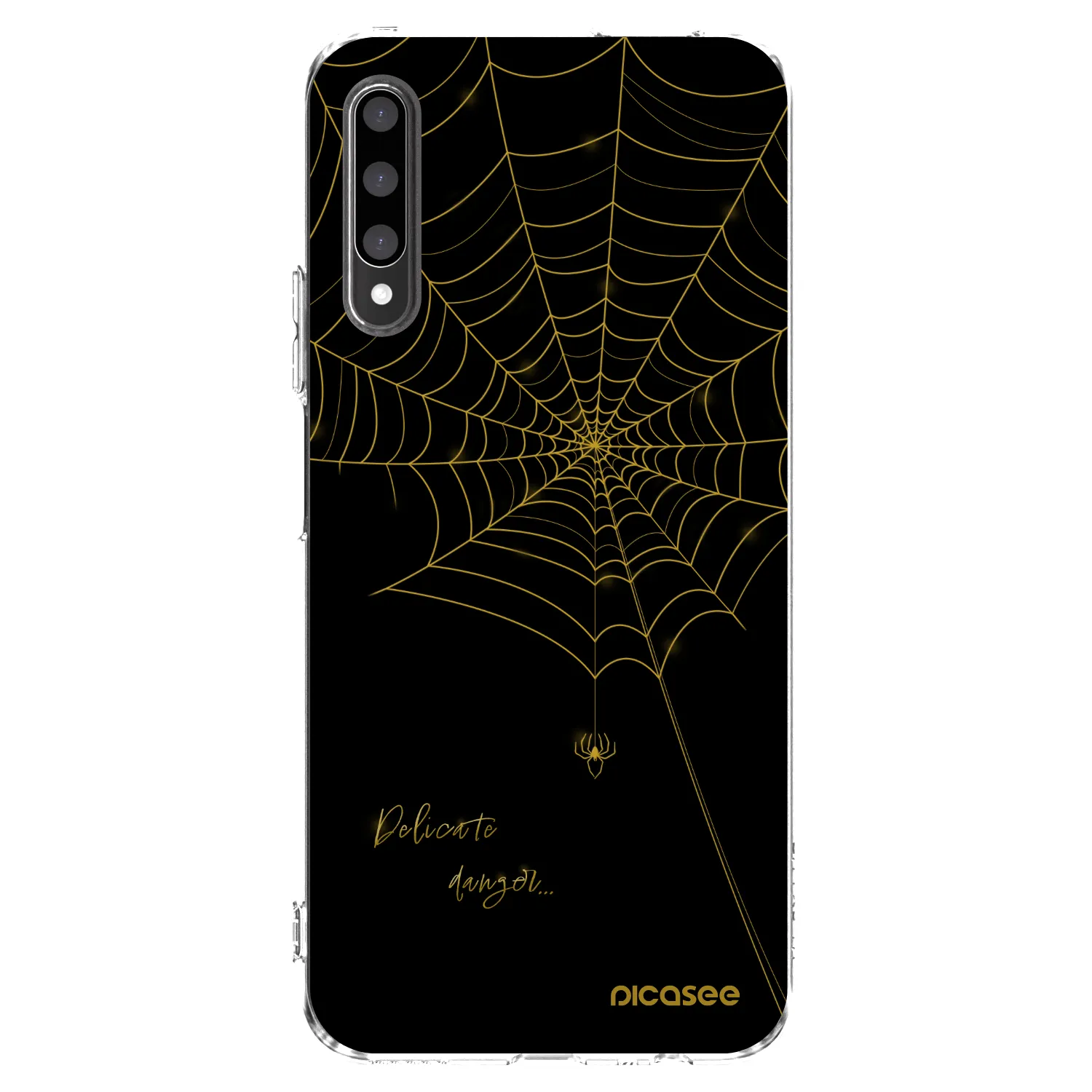 Picasee átlátszó szilikon tok az alábbi mobiltelefonokra Honor 9X Pro - Delicate danger