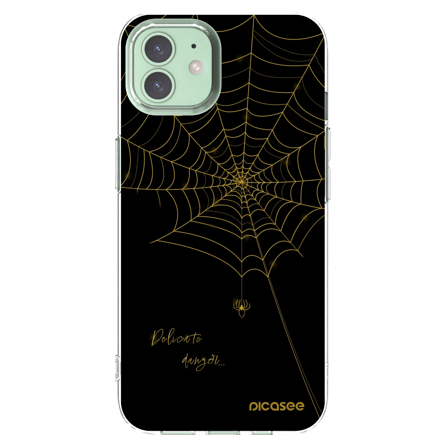 Picasee átlátszó szilikon tok az alábbi mobiltelefonokra Apple iPhone 12 Pro - Delicate danger