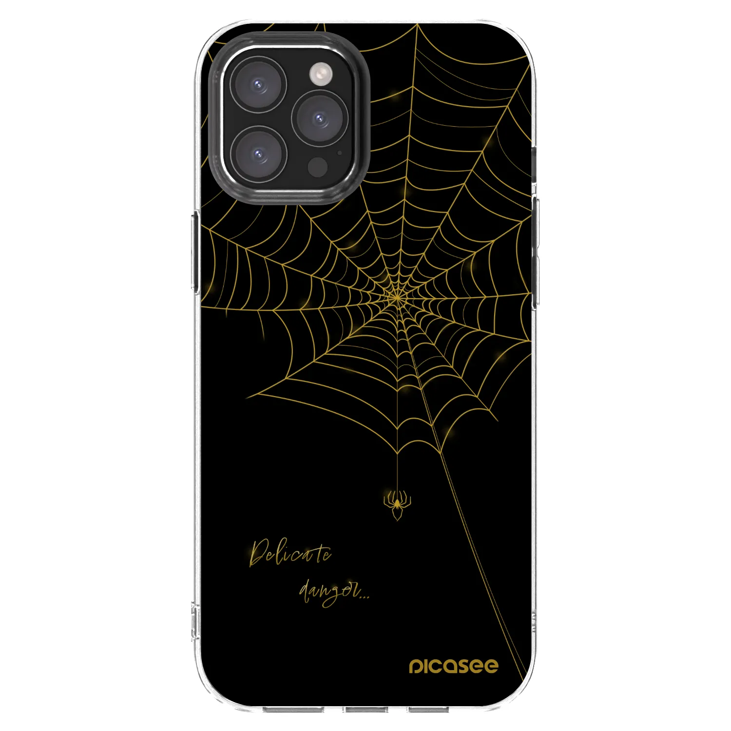 Picasee átlátszó szilikon tok az alábbi mobiltelefonokra Apple iPhone 12 Pro Max - Delicate danger