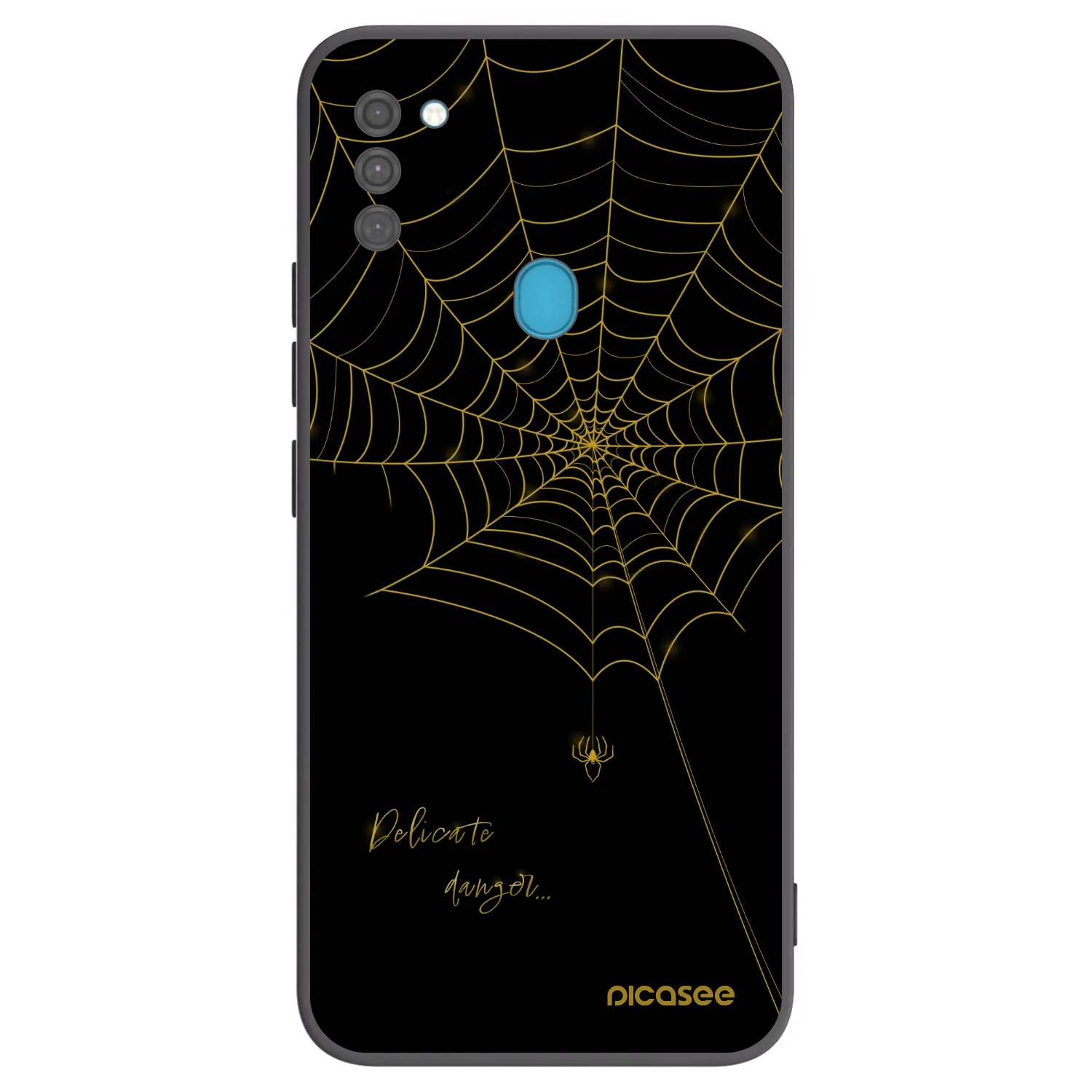Picasee fekete szilikon tok az alábbi mobiltelefonokra Samsung Galaxy M11 - Delicate danger