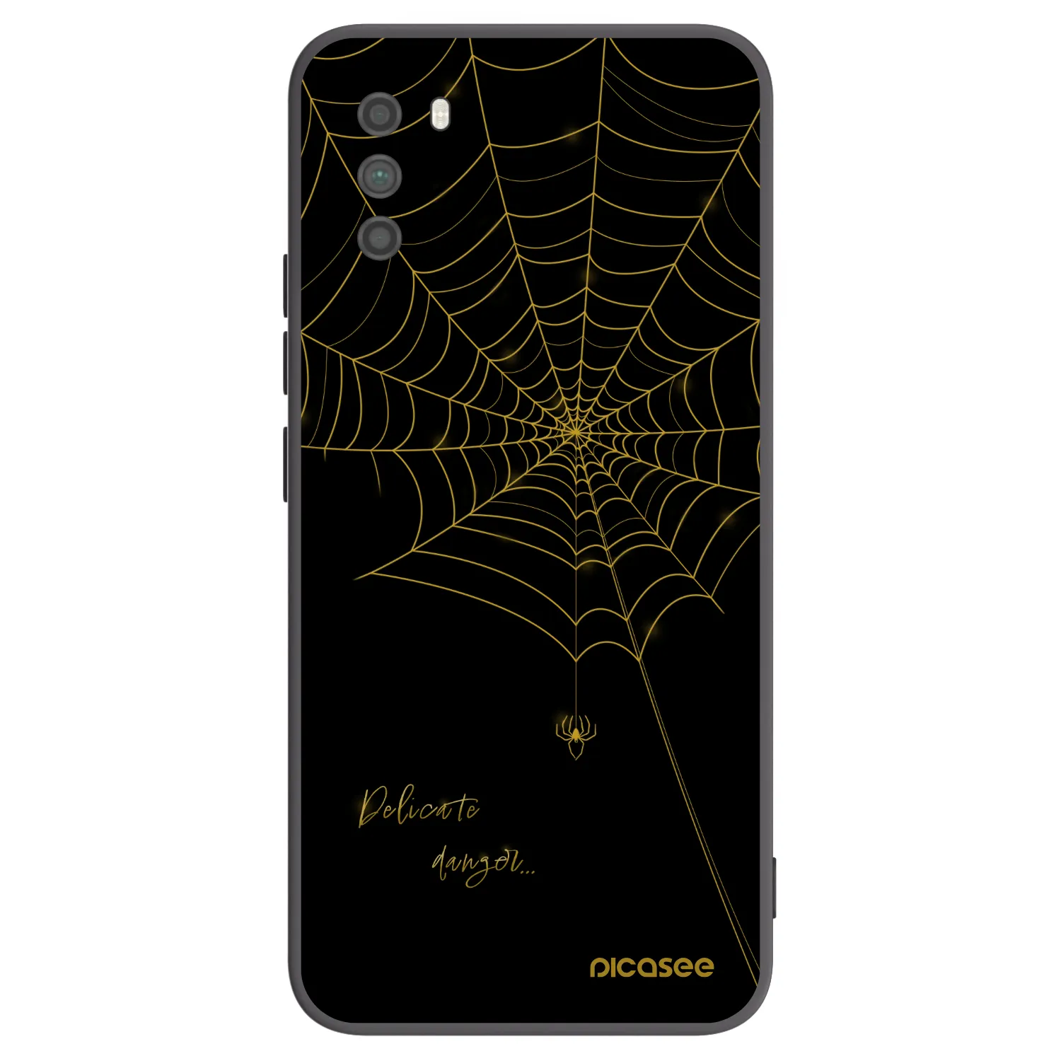 Picasee fekete szilikon tok az alábbi mobiltelefonokra Xiaomi Poco M3 - Delicate danger