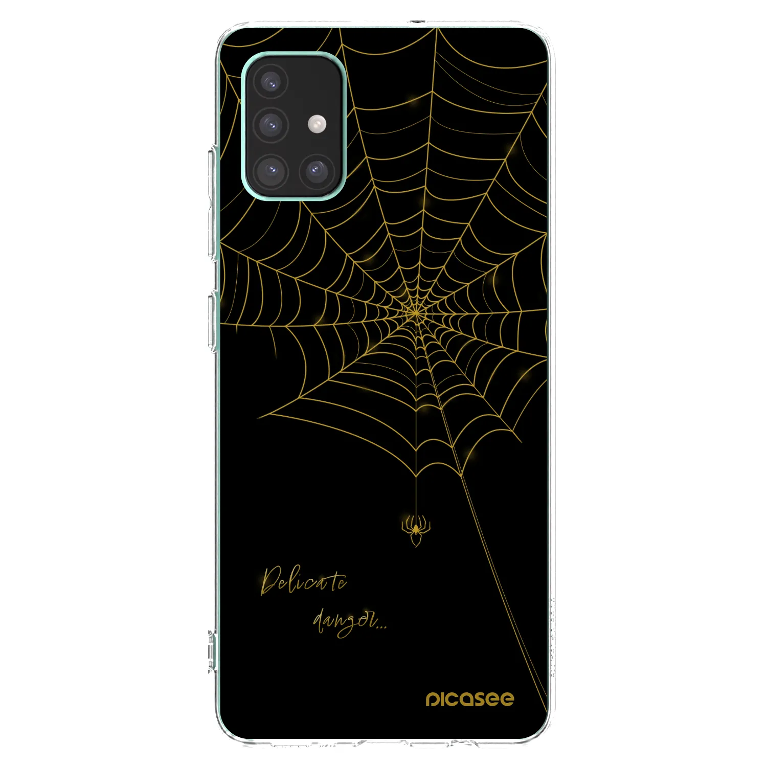 Picasee átlátszó szilikon tok az alábbi mobiltelefonokra Samsung Galaxy M51 M515F - Delicate danger