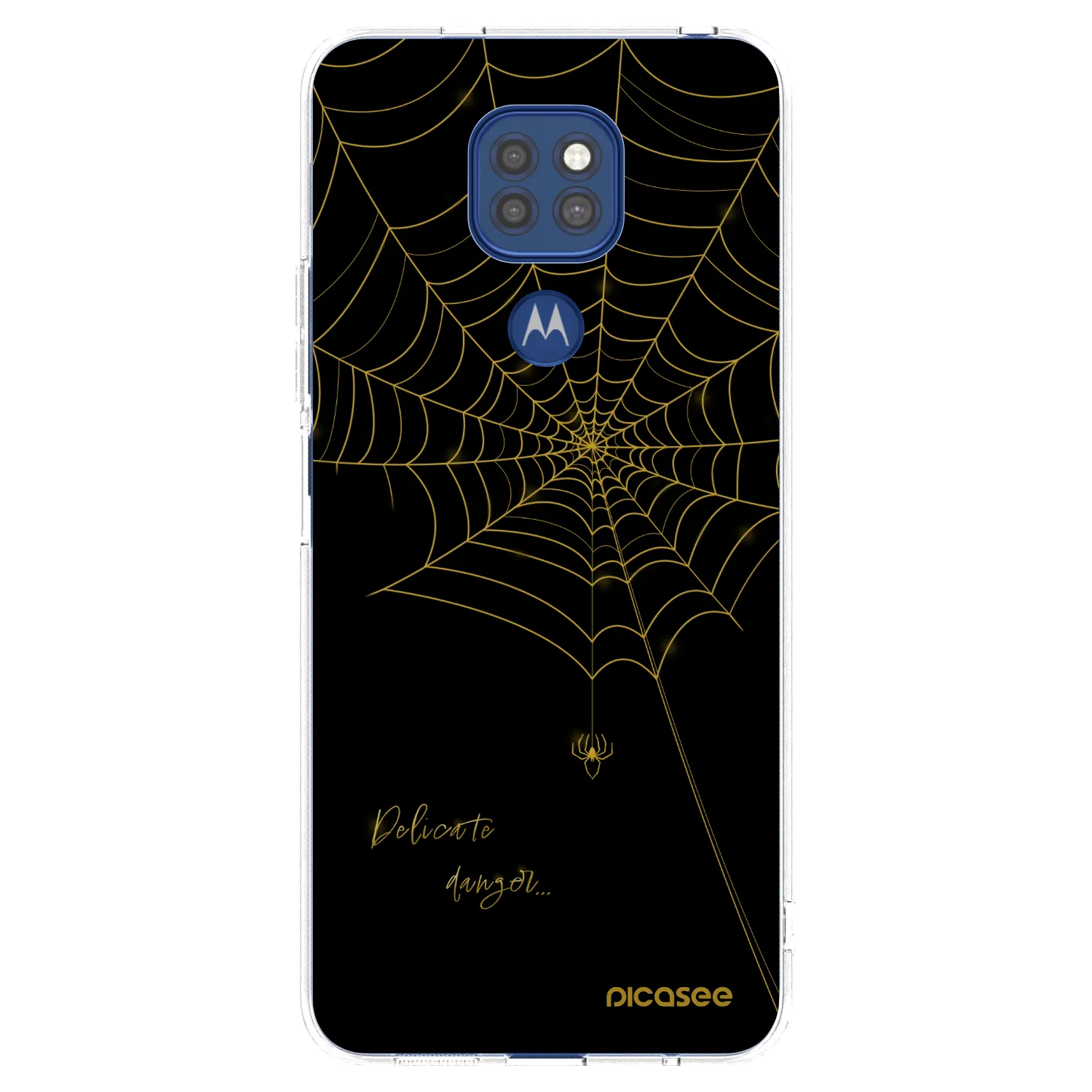 Picasee átlátszó szilikon tok az alábbi mobiltelefonokra Motorola Moto G9 Play - Delicate danger