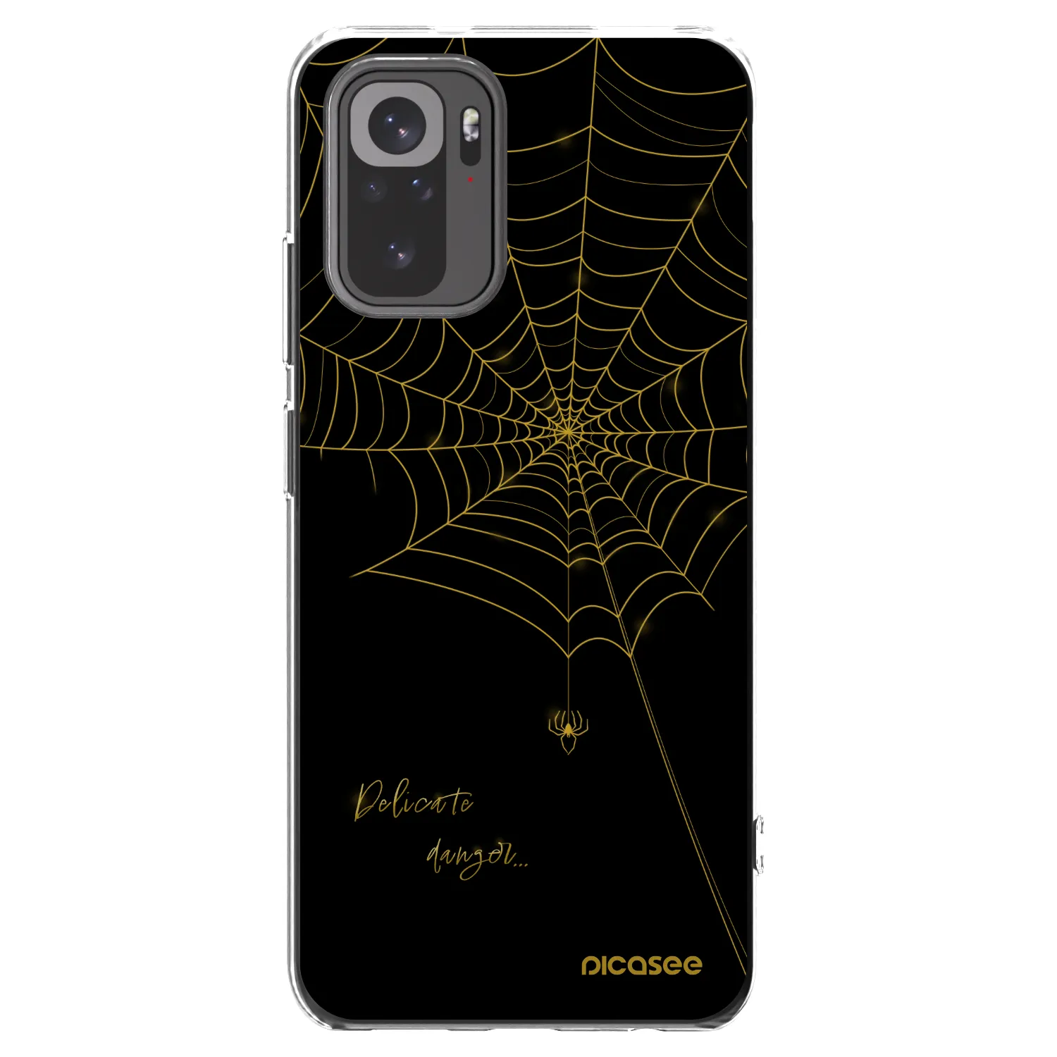 Picasee átlátszó szilikon tok az alábbi mobiltelefonokra Xiaomi Redmi Note 10 - Delicate danger