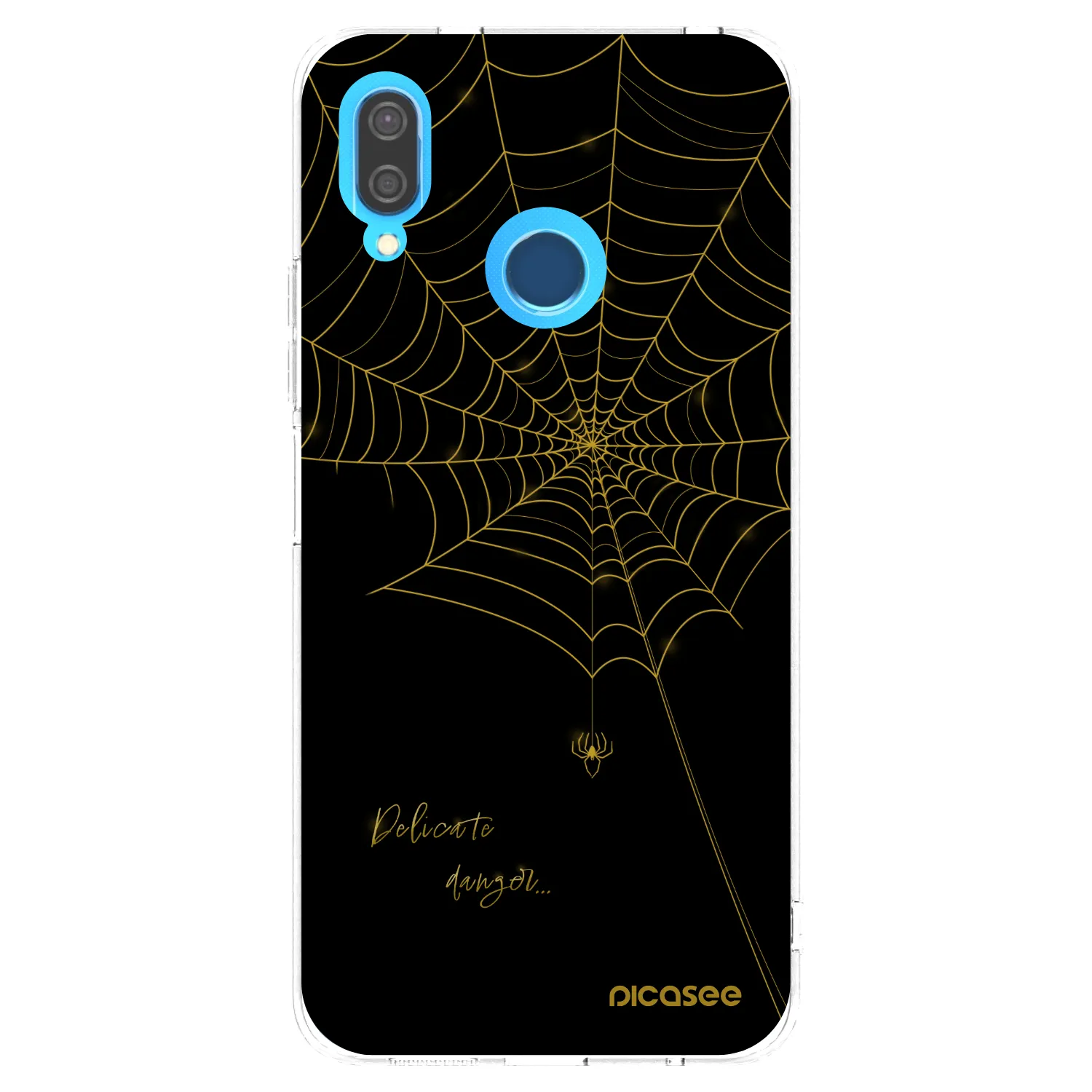 Picasee átlátszó szilikon tok az alábbi mobiltelefonokra Huawei P20 Lite - Delicate danger