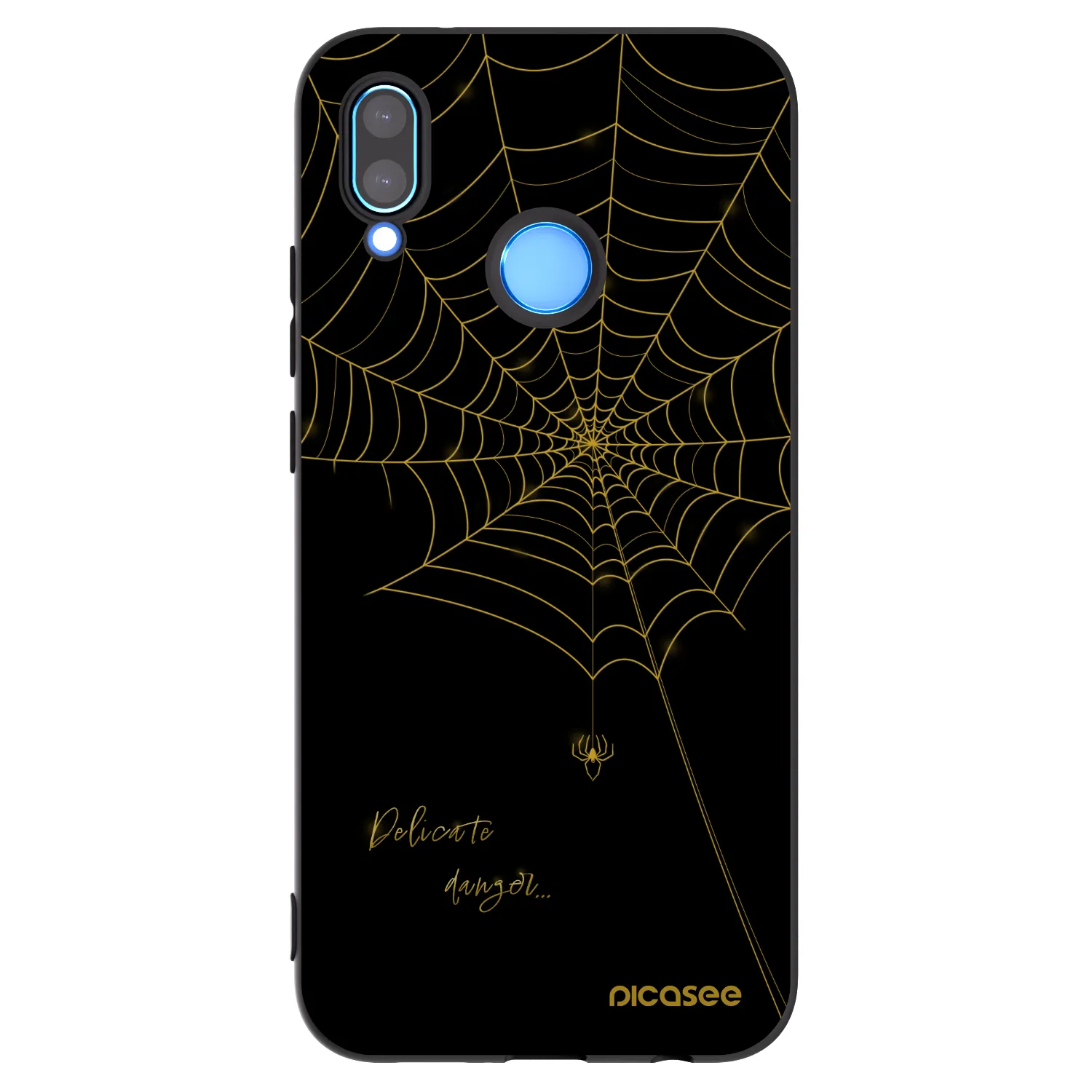 Picasee fekete szilikon tok az alábbi mobiltelefonokra Huawei P20 Lite - Delicate danger