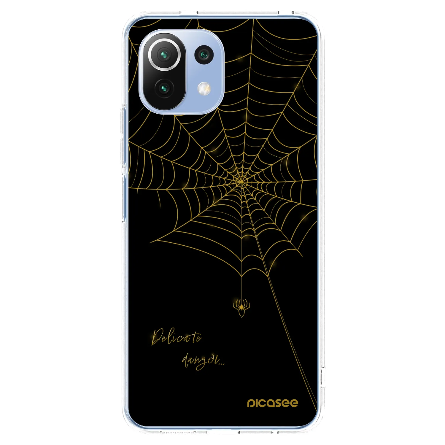 Picasee átlátszó szilikon tok az alábbi mobiltelefonokra Xiaomi Mi 11 Lite - Delicate danger