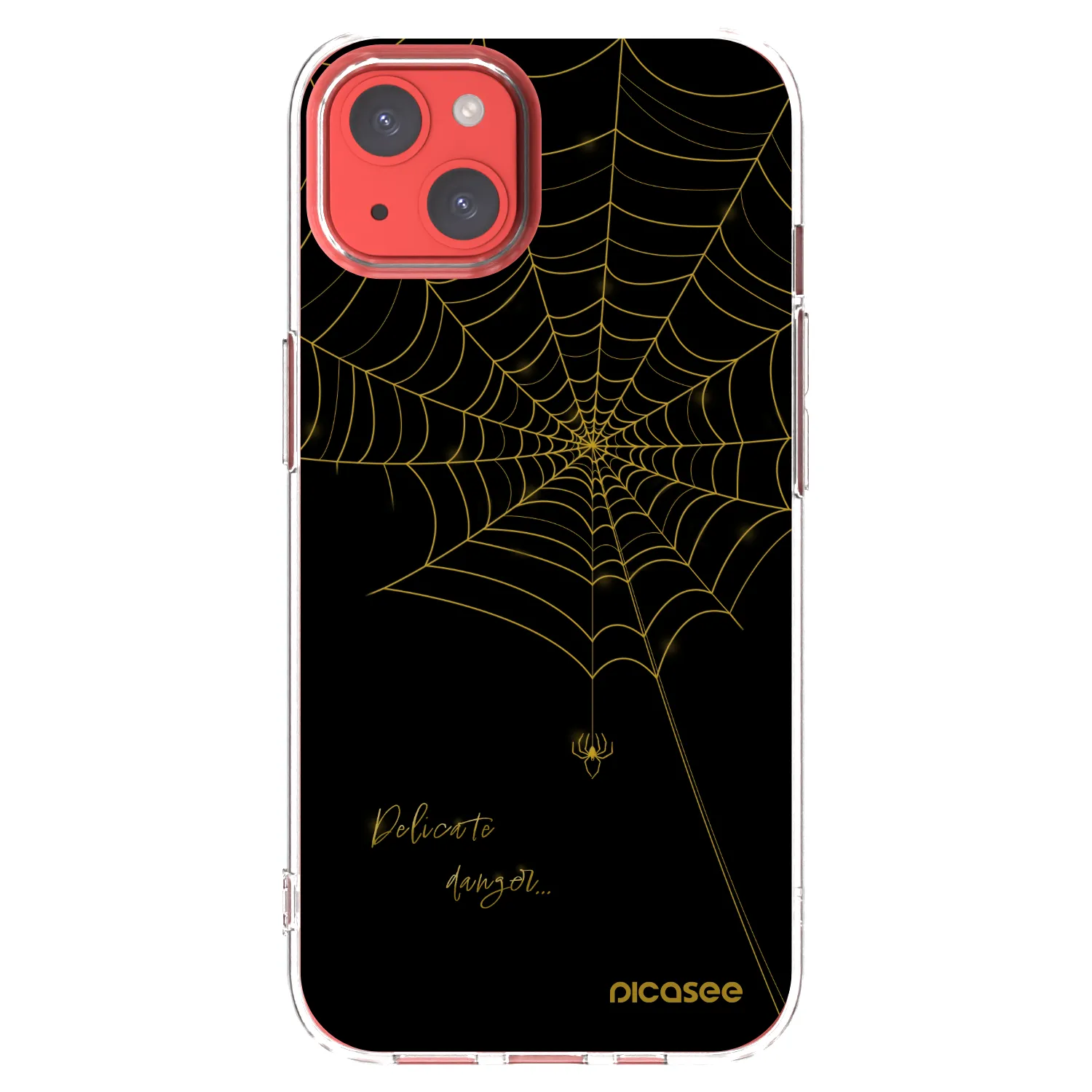 Picasee átlátszó szilikon tok az alábbi mobiltelefonokra Apple iPhone 13 - Delicate danger
