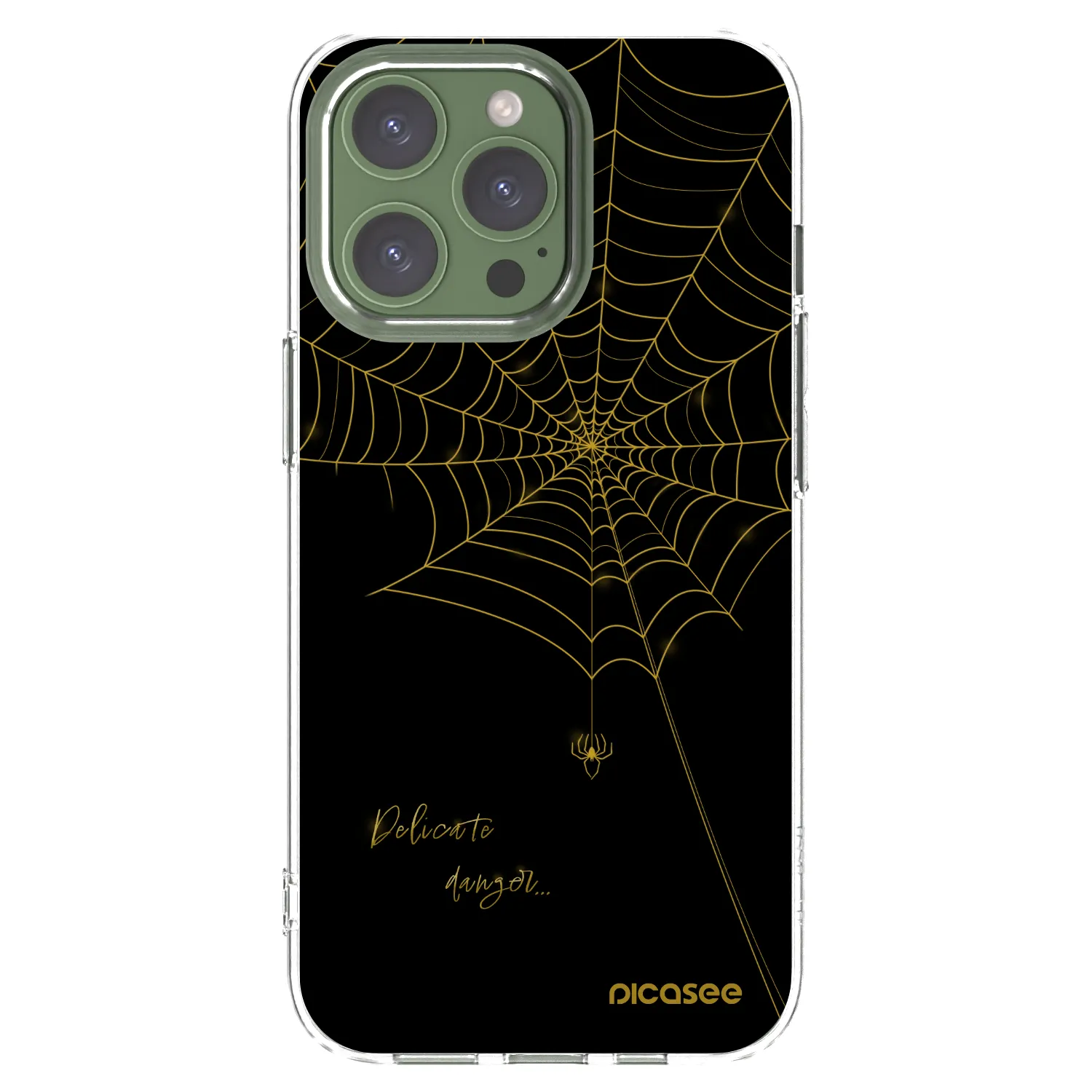 Picasee átlátszó szilikon tok az alábbi mobiltelefonokra Apple iPhone 13 Pro - Delicate danger