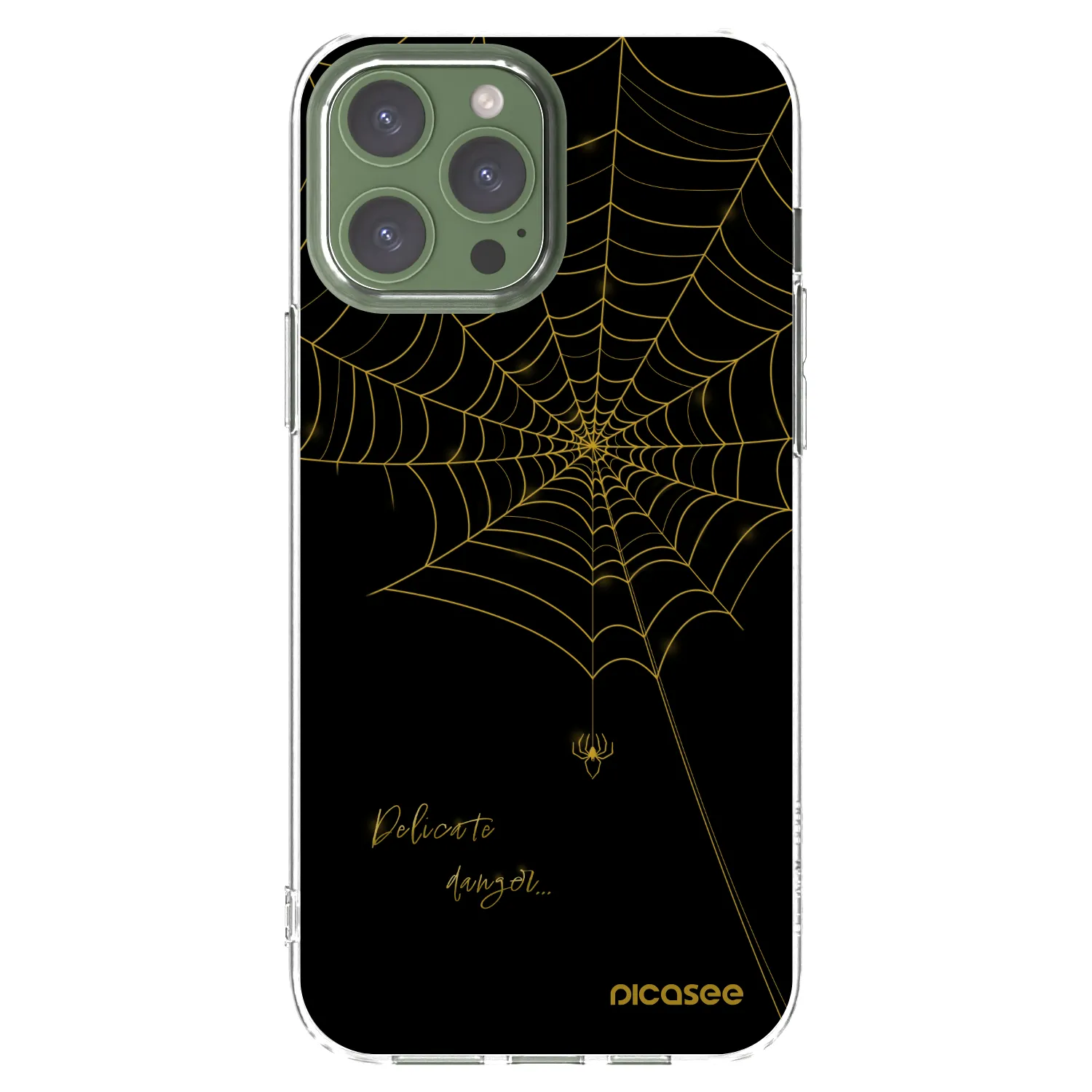 Picasee átlátszó szilikon tok az alábbi mobiltelefonokra Apple iPhone 13 Pro Max - Delicate danger