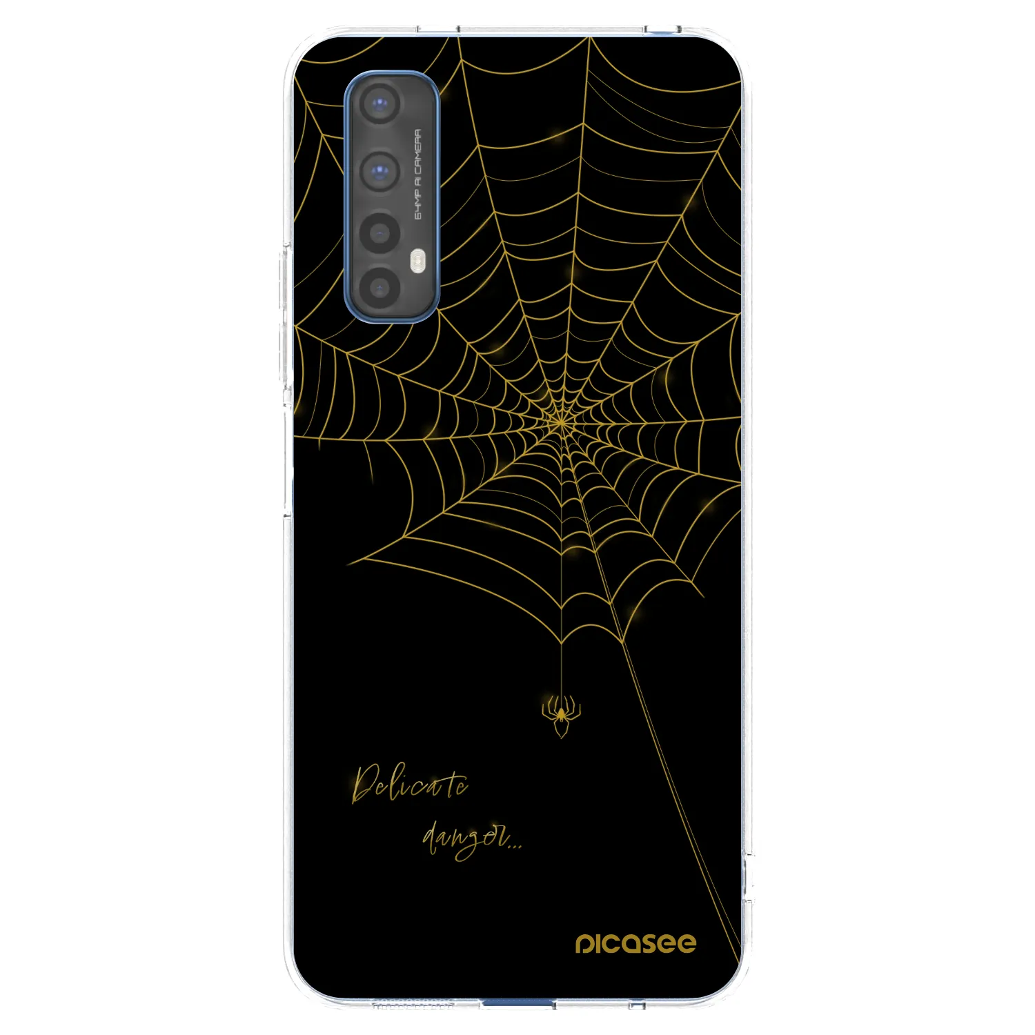 Picasee átlátszó szilikon tok az alábbi mobiltelefonokra Realme 7 - Delicate danger