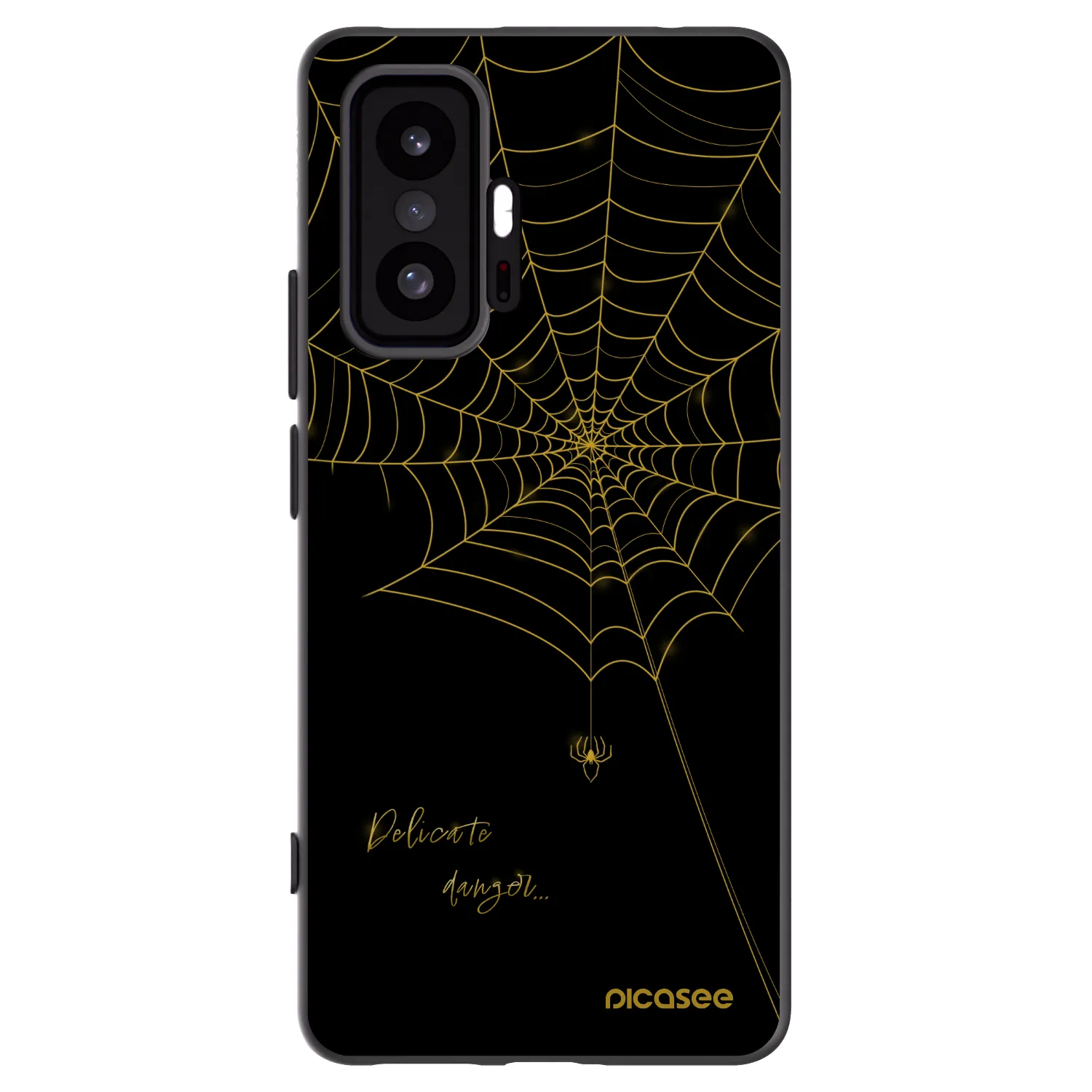 Picasee fekete szilikon tok az alábbi mobiltelefonokra Xiaomi 11T Pro - Delicate danger