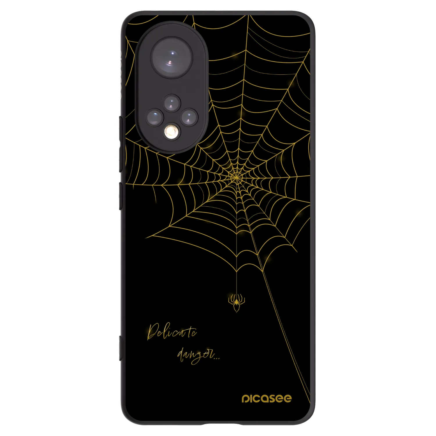 Picasee fekete szilikon tok az alábbi mobiltelefonokra Honor 50 5G - Delicate danger