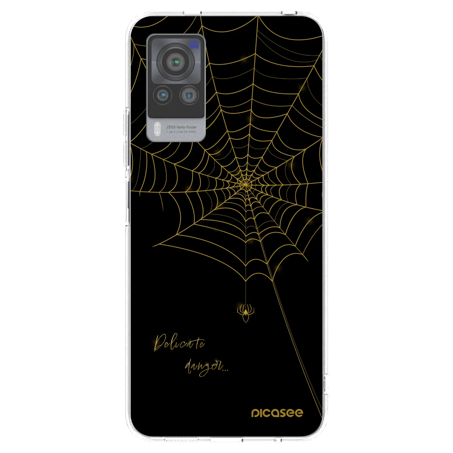 Picasee átlátszó szilikon tok az alábbi mobiltelefonokra Vivo X60 Pro 5G - Delicate danger