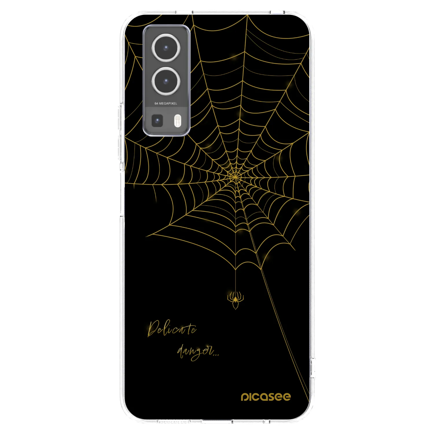 Picasee átlátszó szilikon tok az alábbi mobiltelefonokra Vivo Y72 5G - Delicate danger