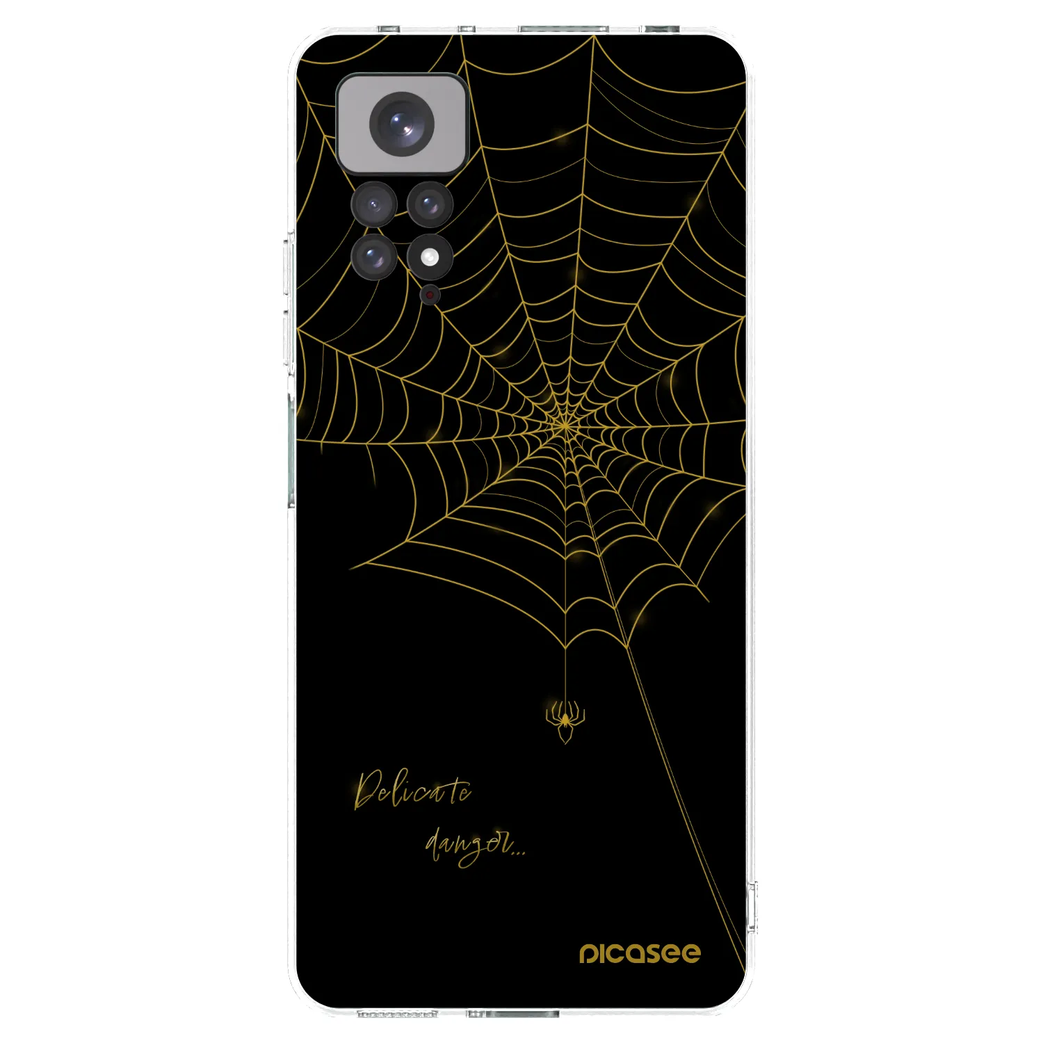 Picasee átlátszó szilikon tok az alábbi mobiltelefonokra Xiaomi Redmi Note 11 - Delicate danger