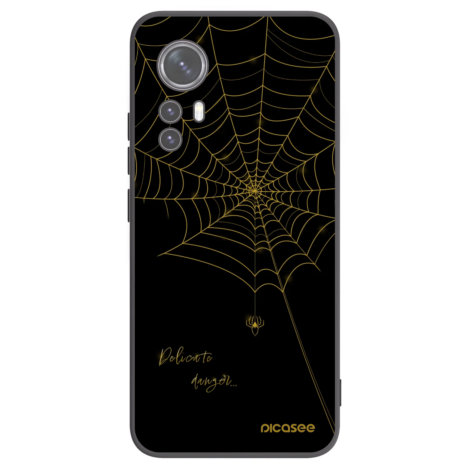 Picasee fekete szilikon tok az alábbi mobiltelefonokra Xiaomi 12 - Delicate danger